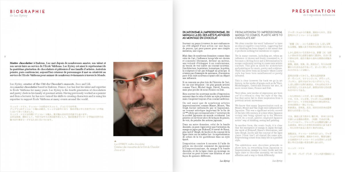 page 15 catalogue exposition Influences de Luc Eyriey