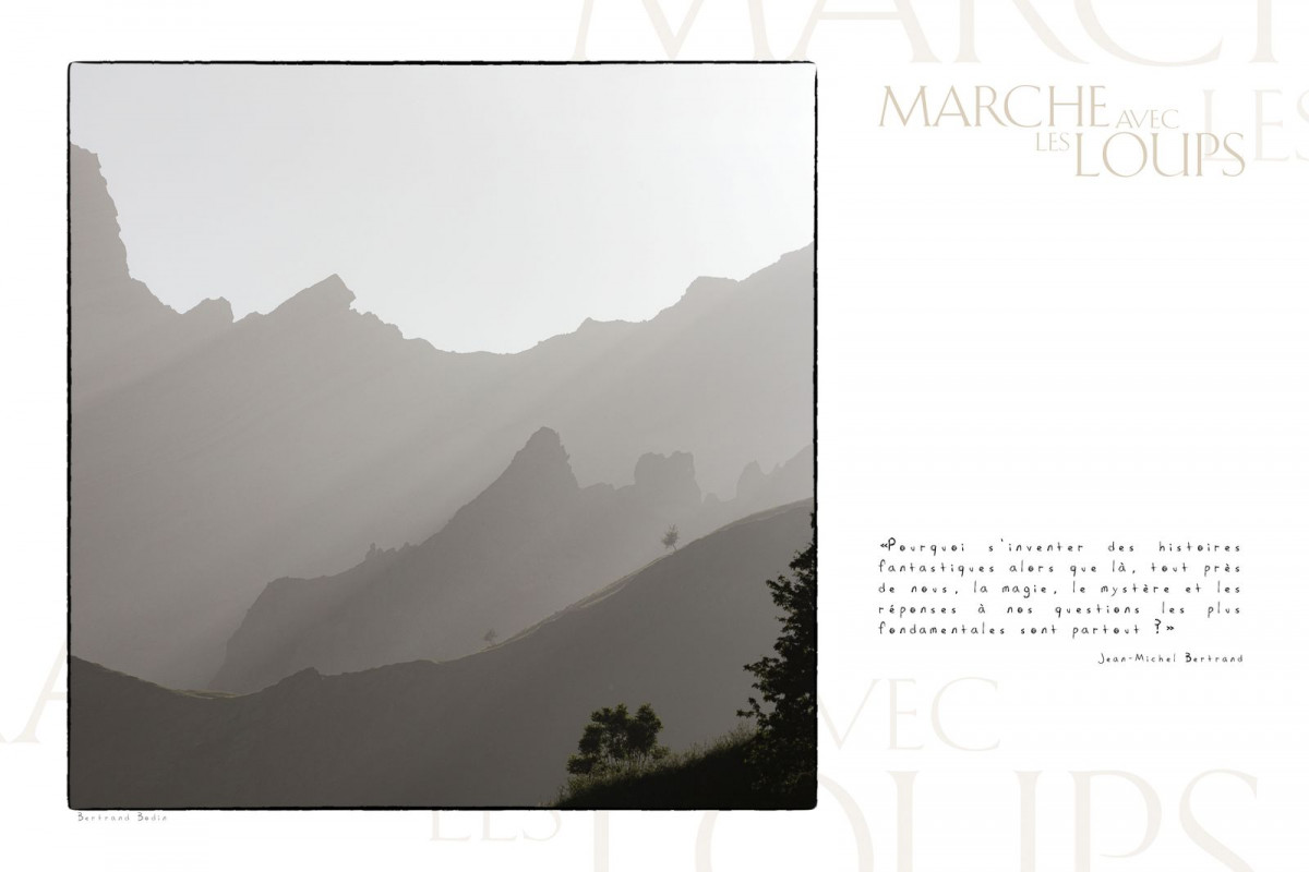 Marche avec les loups, exposition photographique de Bertrand Bodin, Tourond