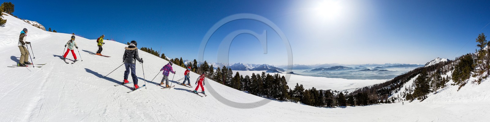 vallée du Champsaur, station de ski de Laye-en-Champsaur
