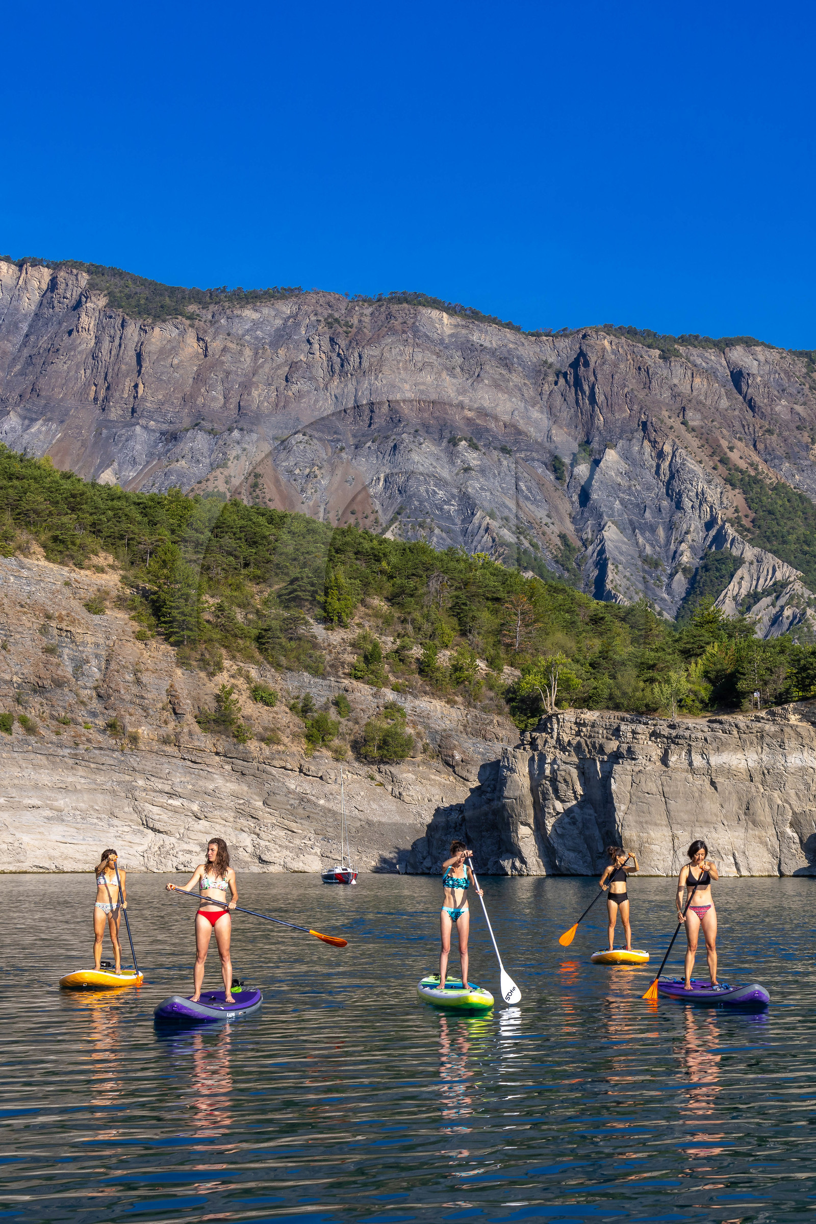 Yoga sur paddle, Serre-Ponçon Aloha
