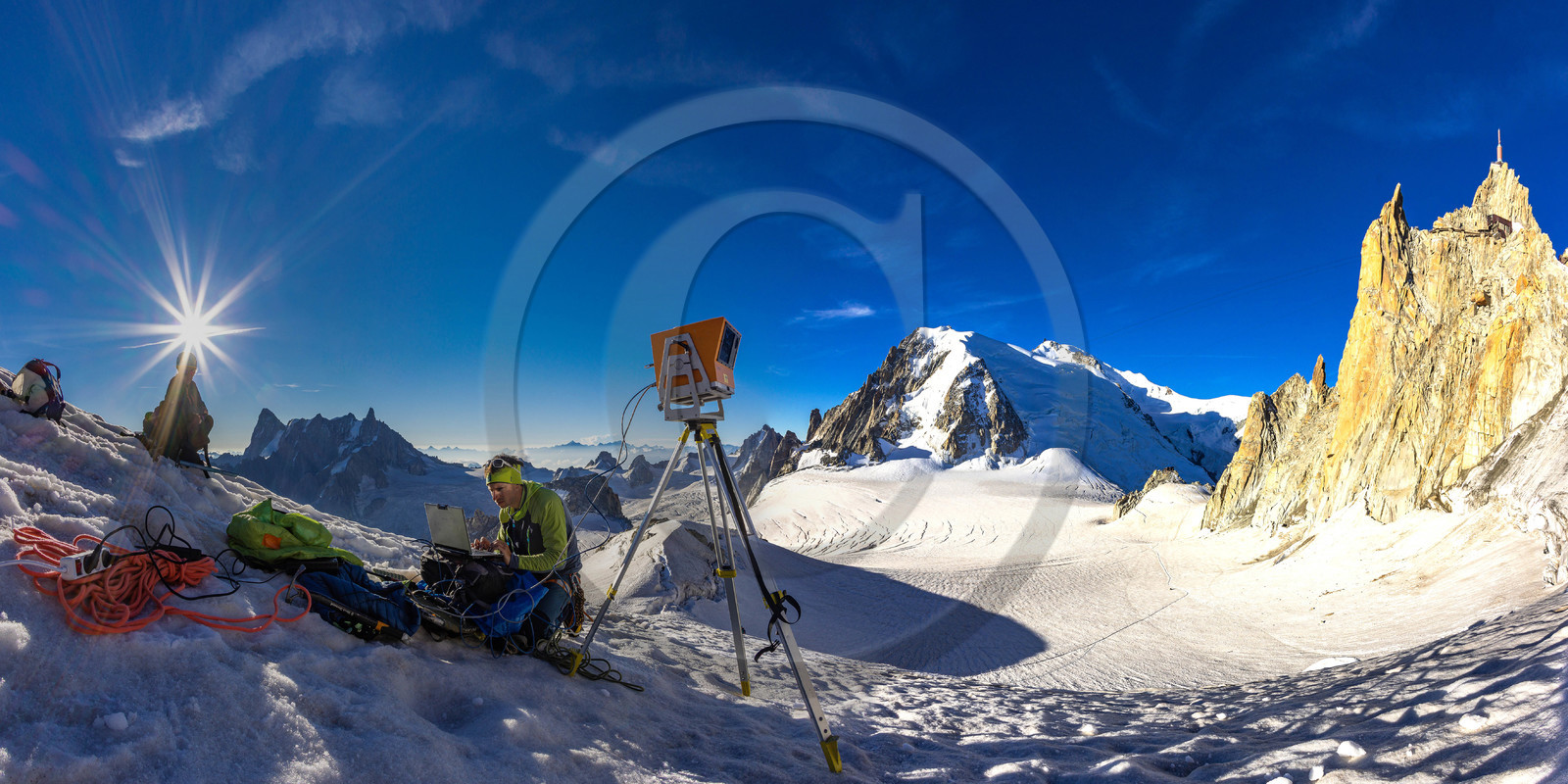 Géomorphologie à l'Aiguille du Midi