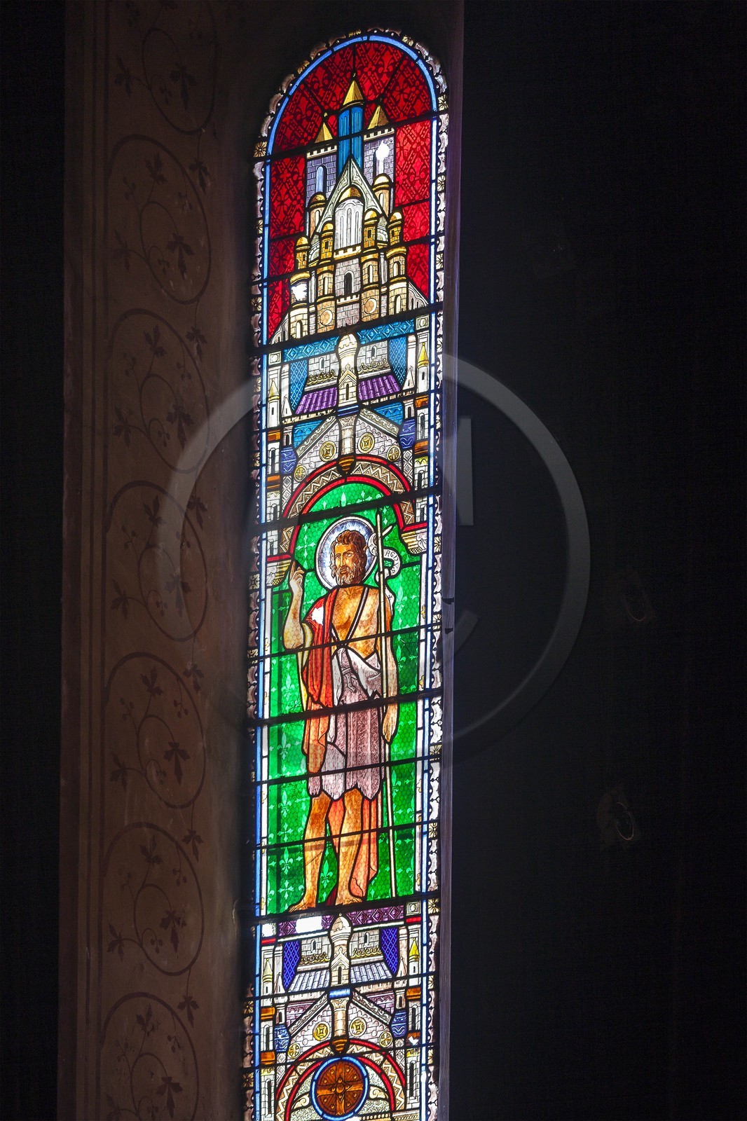 cathédrale Notre-Dame-de-l'Assomption d'Entrevaux , vitraux