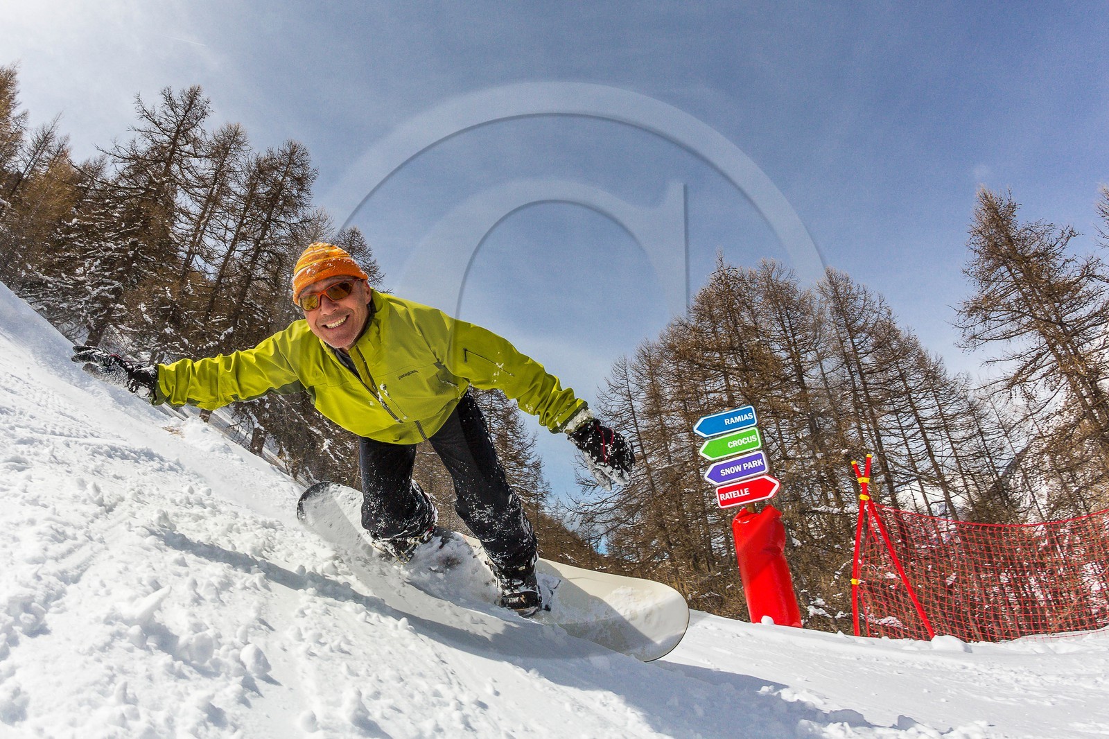 Crévoux, surf des neige, snowboard