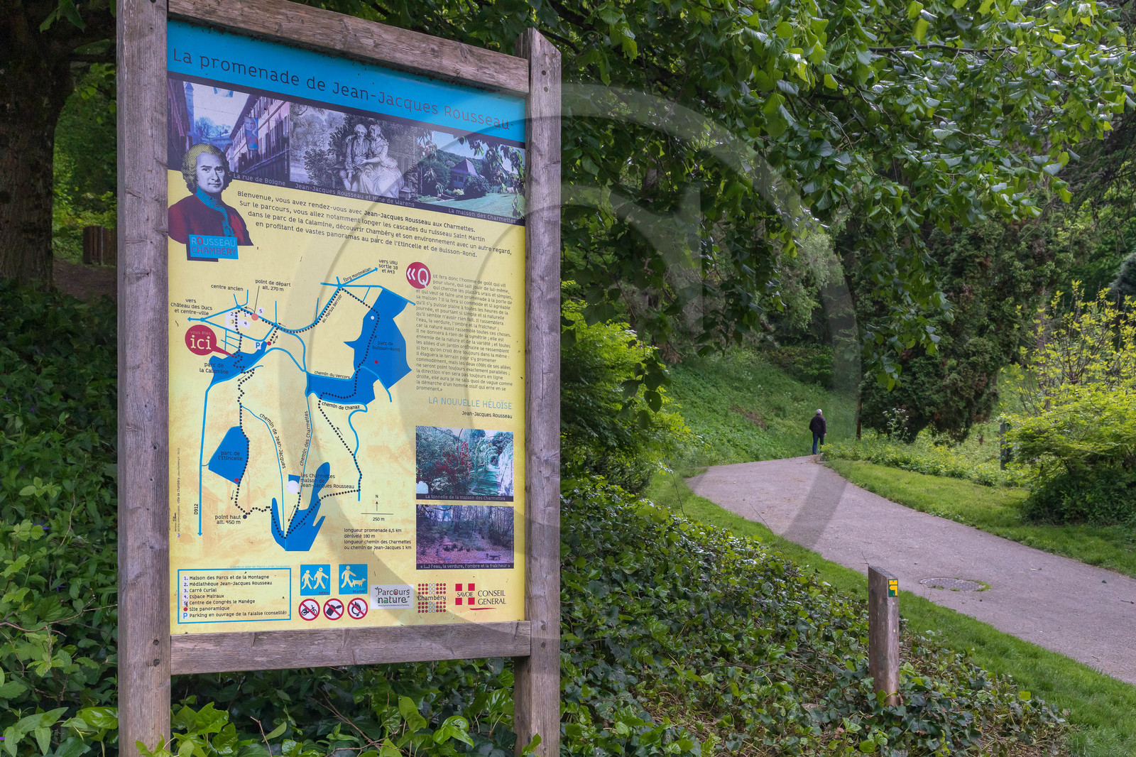 Chambéry, la promenade de Jean-Jacques Rousseau Chambéry, la promenade de Jean-Jacques Rousseau