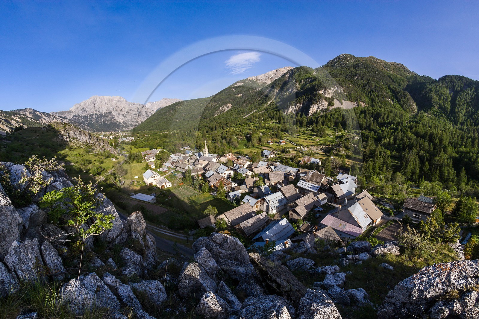 Vallée de la Clarée, village de Névache Vallée de la Clarée, village de Névache