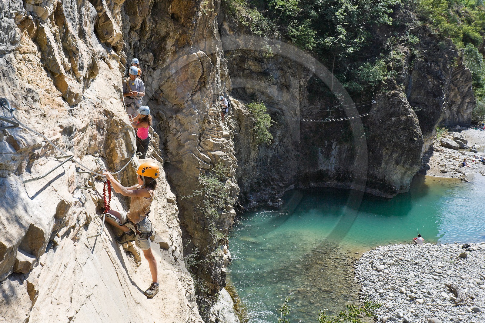 Via ferrata des gorges de la Durance Via ferrata des gorges de la Durance