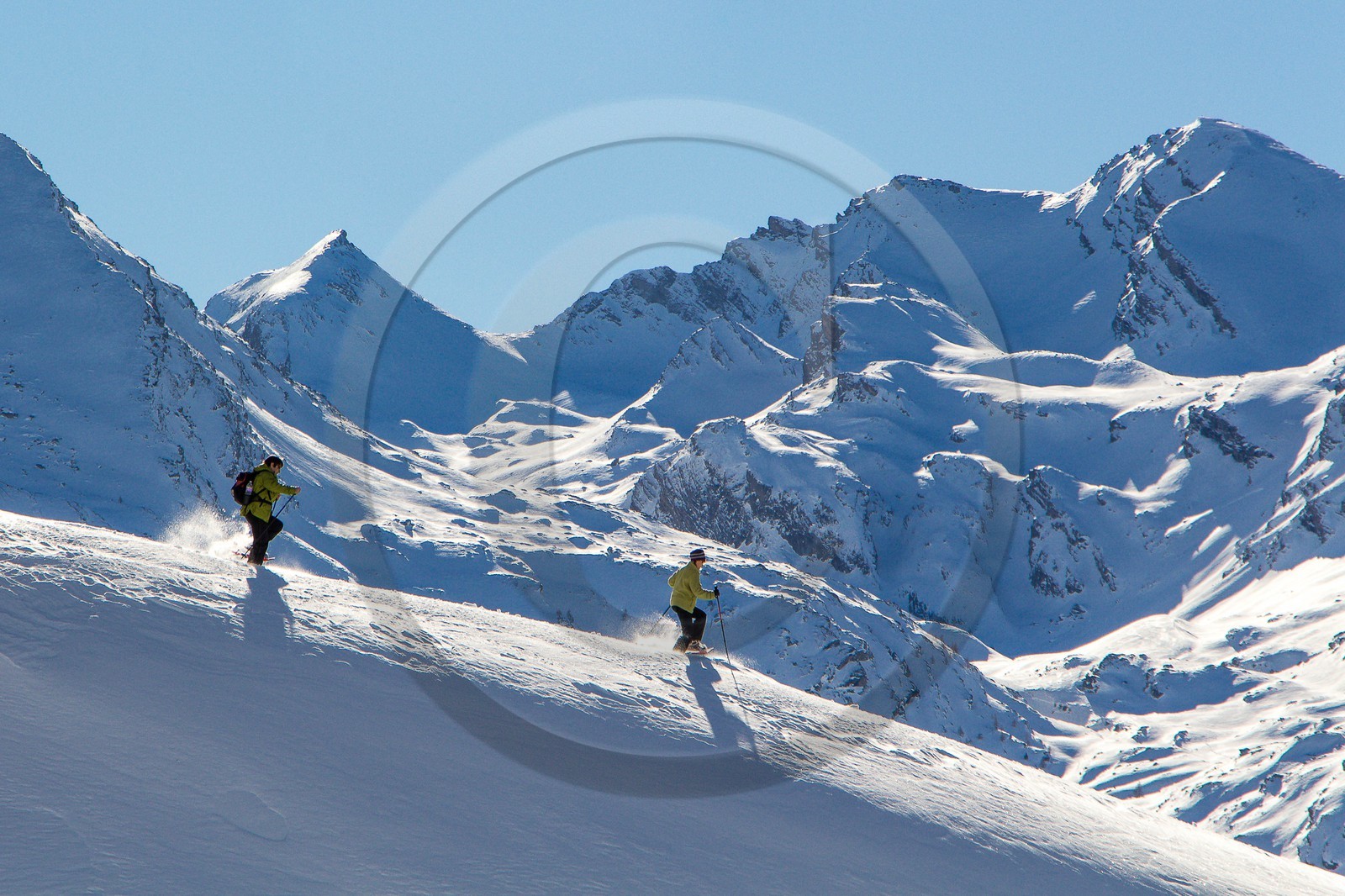 Col de Larche, vallon du lauzanier, randonnée raquettes