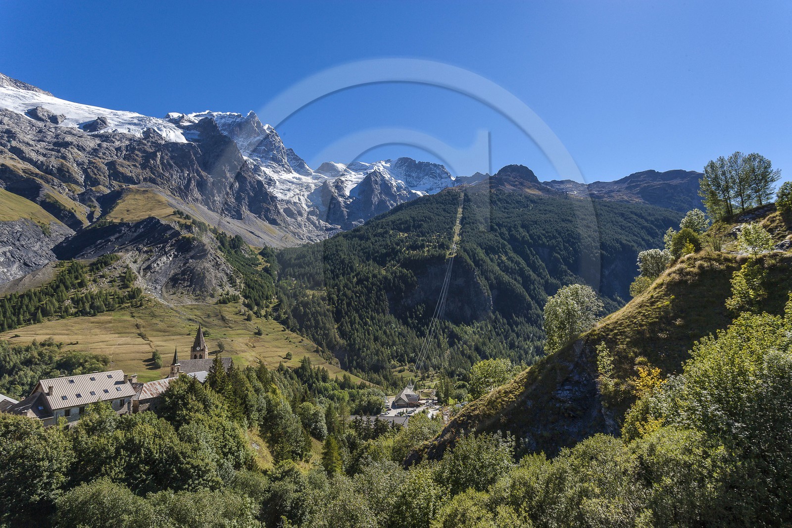 La Meije, La Grave, téléphérique des vallons de la Meije