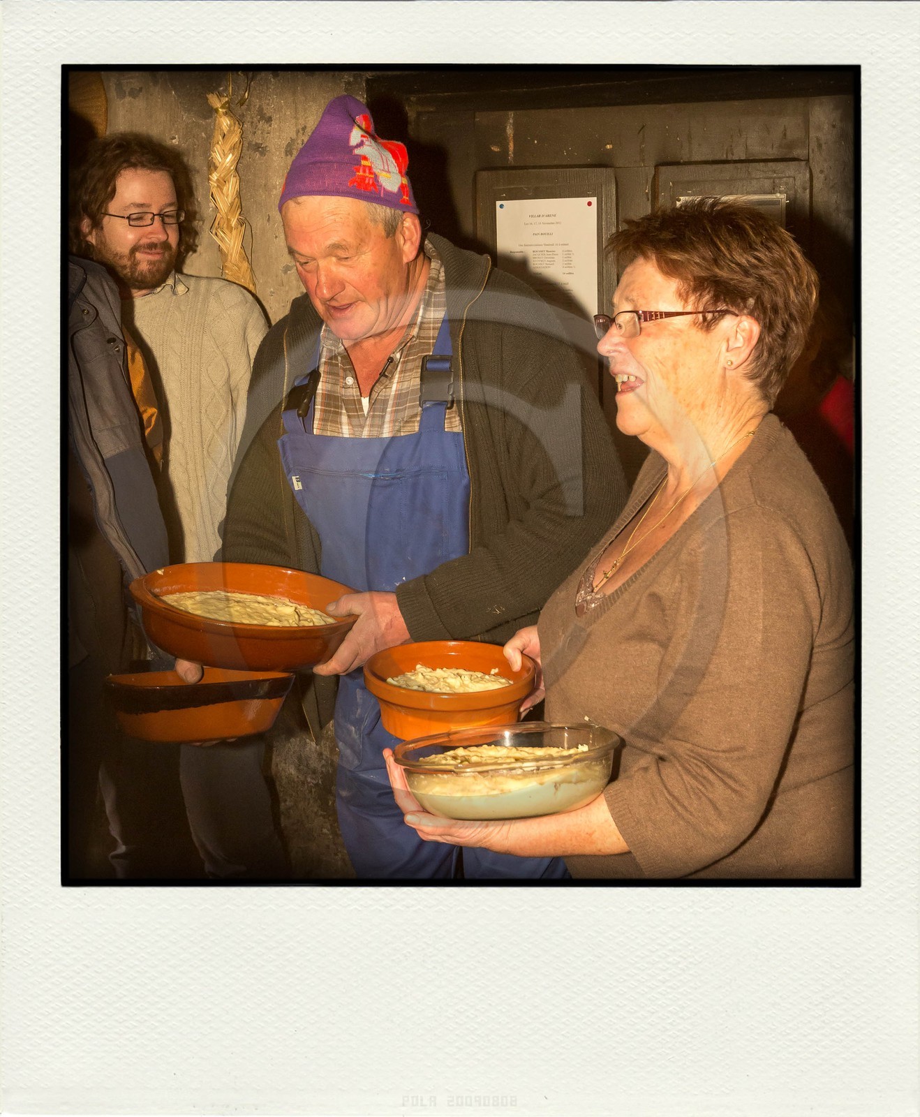 Village de Villar-d'Arène, fête du pain bouilli ou pain noir Village de Villar-d'Arène, fête du pain bouilli ou pain noir