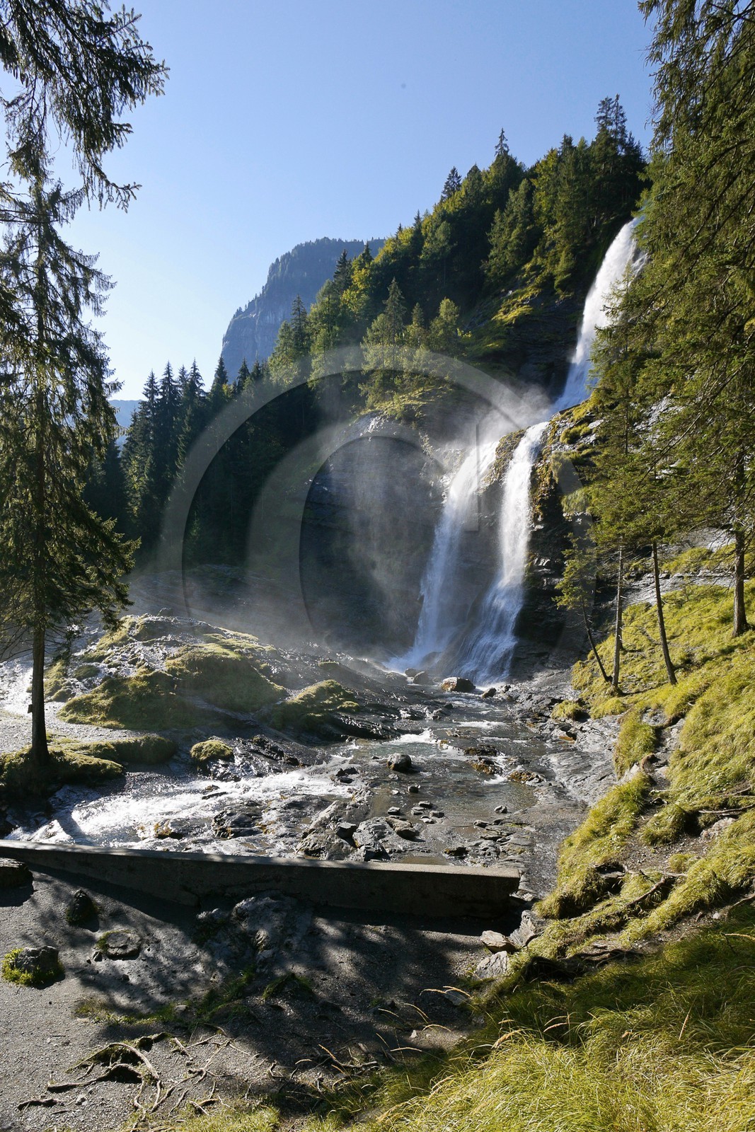 Réserve naturelle de Sixt-Passy, Cascade du Rouget