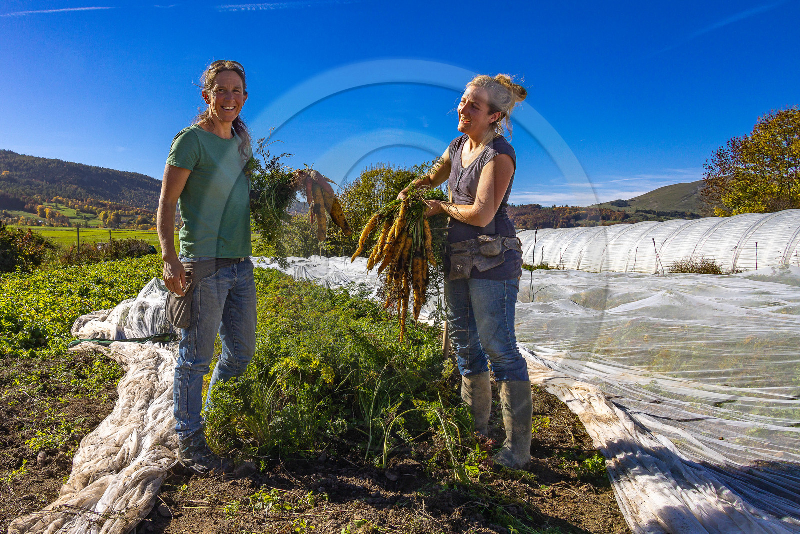 LéguMontagne, Sylvie Jaussaud et  Bertille Gieu, Maraîchères bio LéguMontagne, Sylvie Jaussaud et  Bertille Gieu, Maraîchères bio