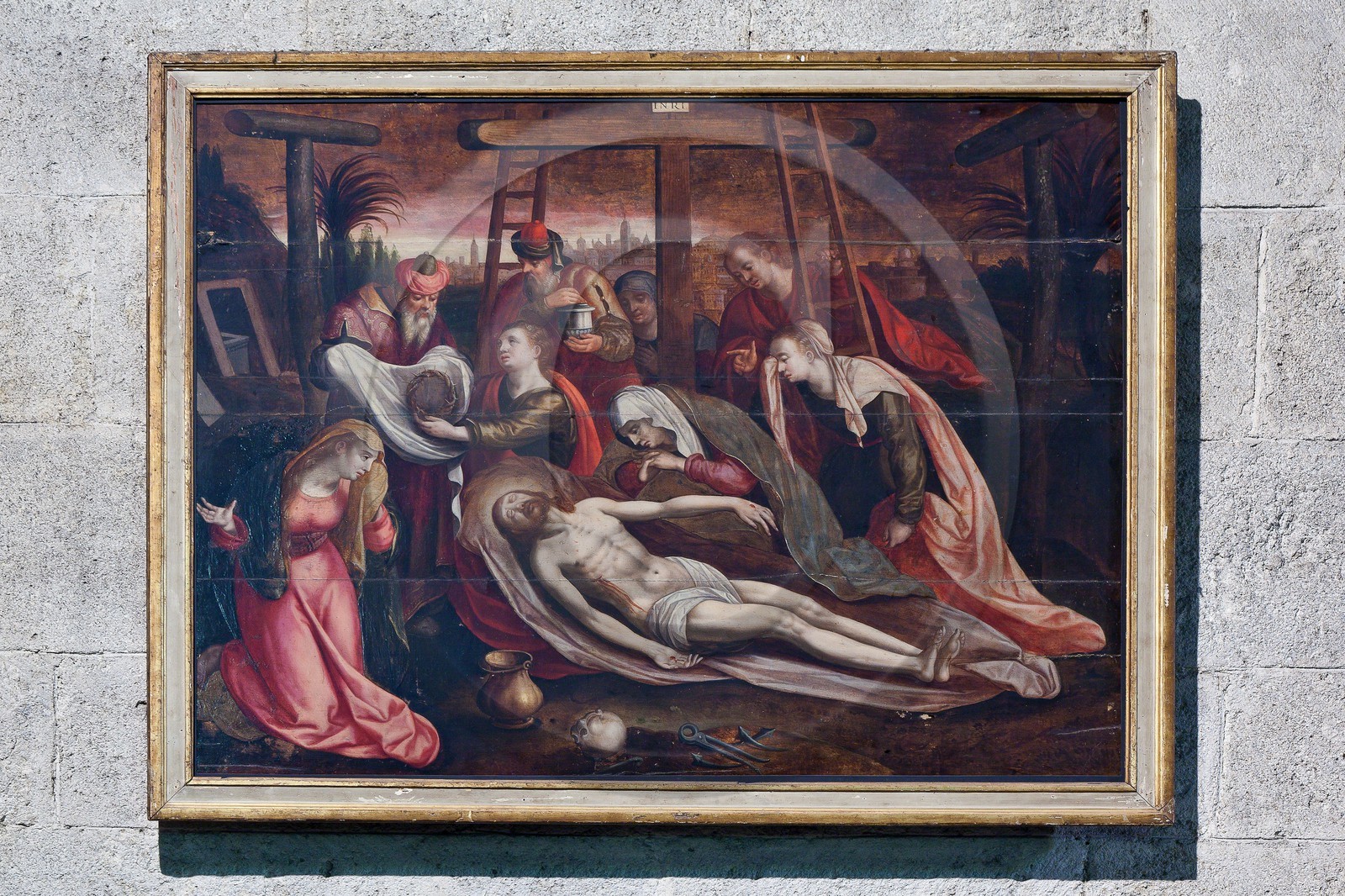 Prieuré Notre-Dame de Ganagobie,  tableau de l'abside gauche Prieuré Notre-Dame de Ganagobie,  tableau de l'abside gauche