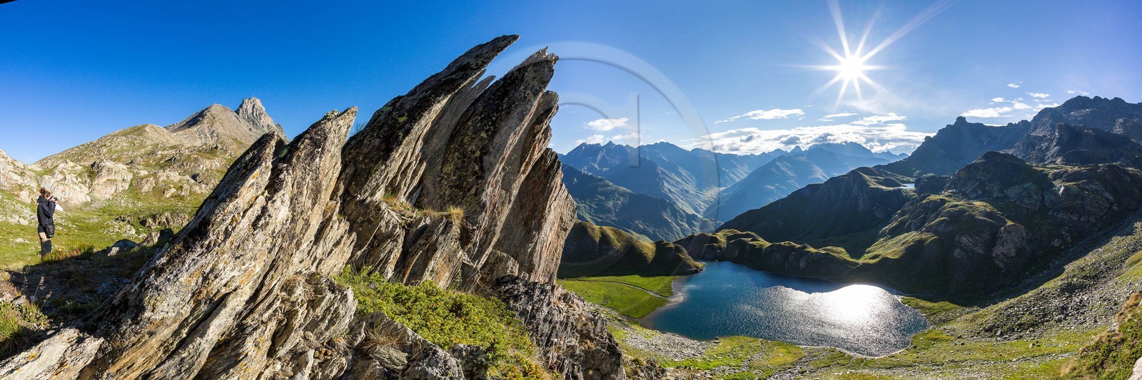 col du Longet,  Lac Bleu, Lago bleu col du Longet,  Lac Bleu, Lago bleu