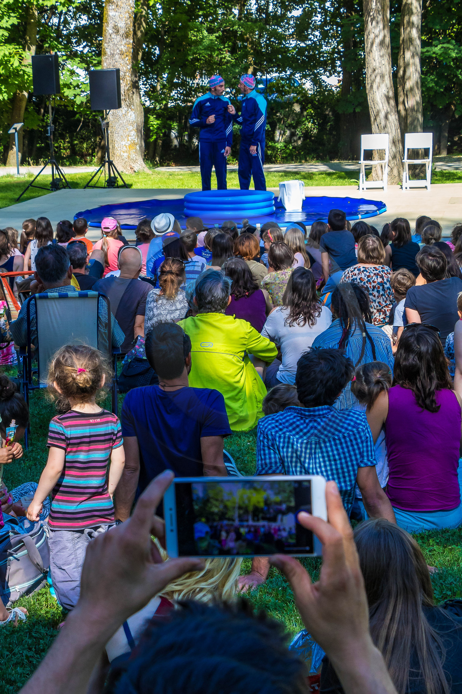Festival Arts De Rue, Tous dehors (enfin) ! Plouf et replouf, Cie Super Super - Natation synclownisée