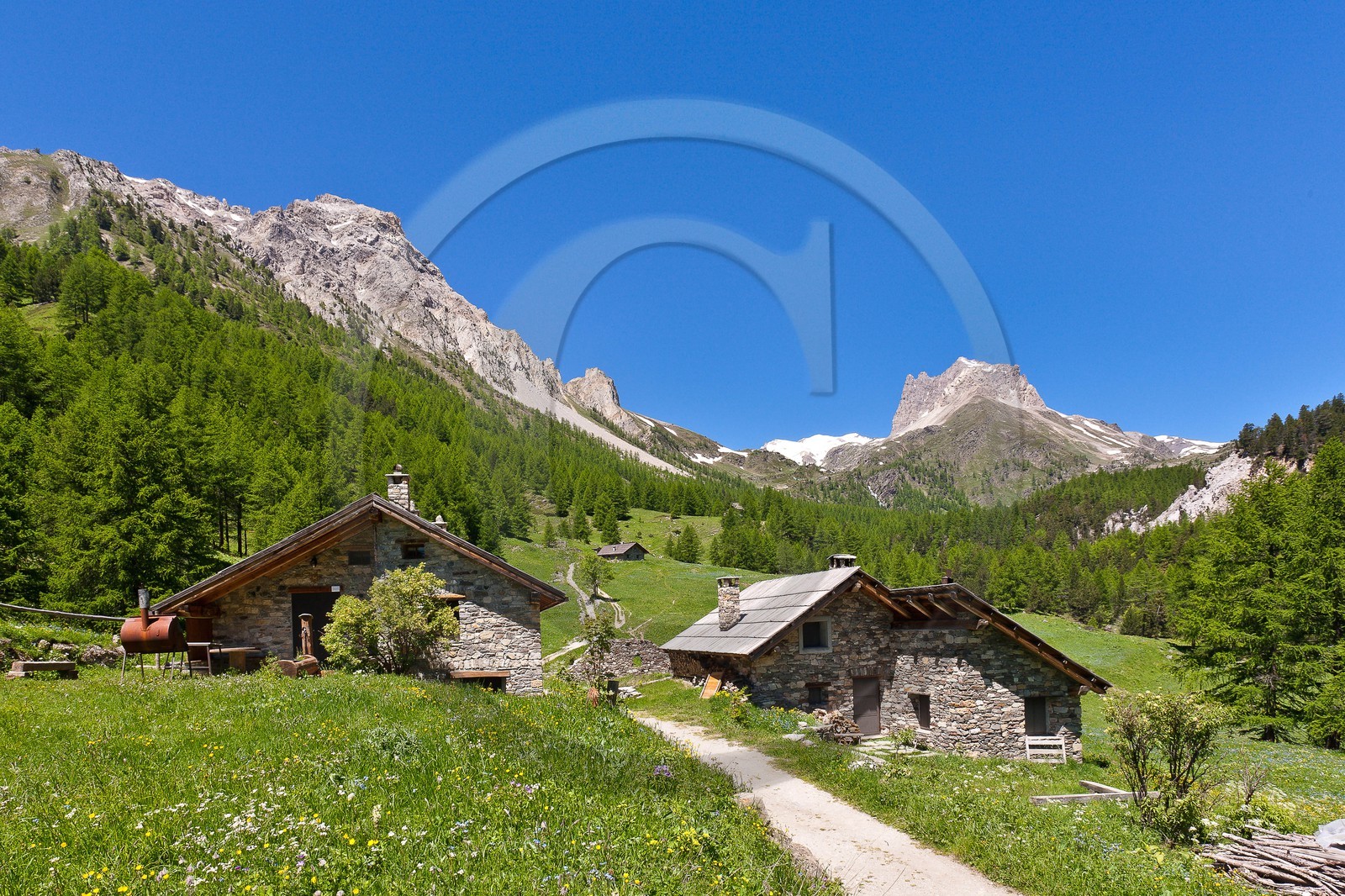Les Granges de la Vallée Etroite, (Valle Stretta en italien) Les Granges de la Vallée Etroite, (Valle Stretta en italien)