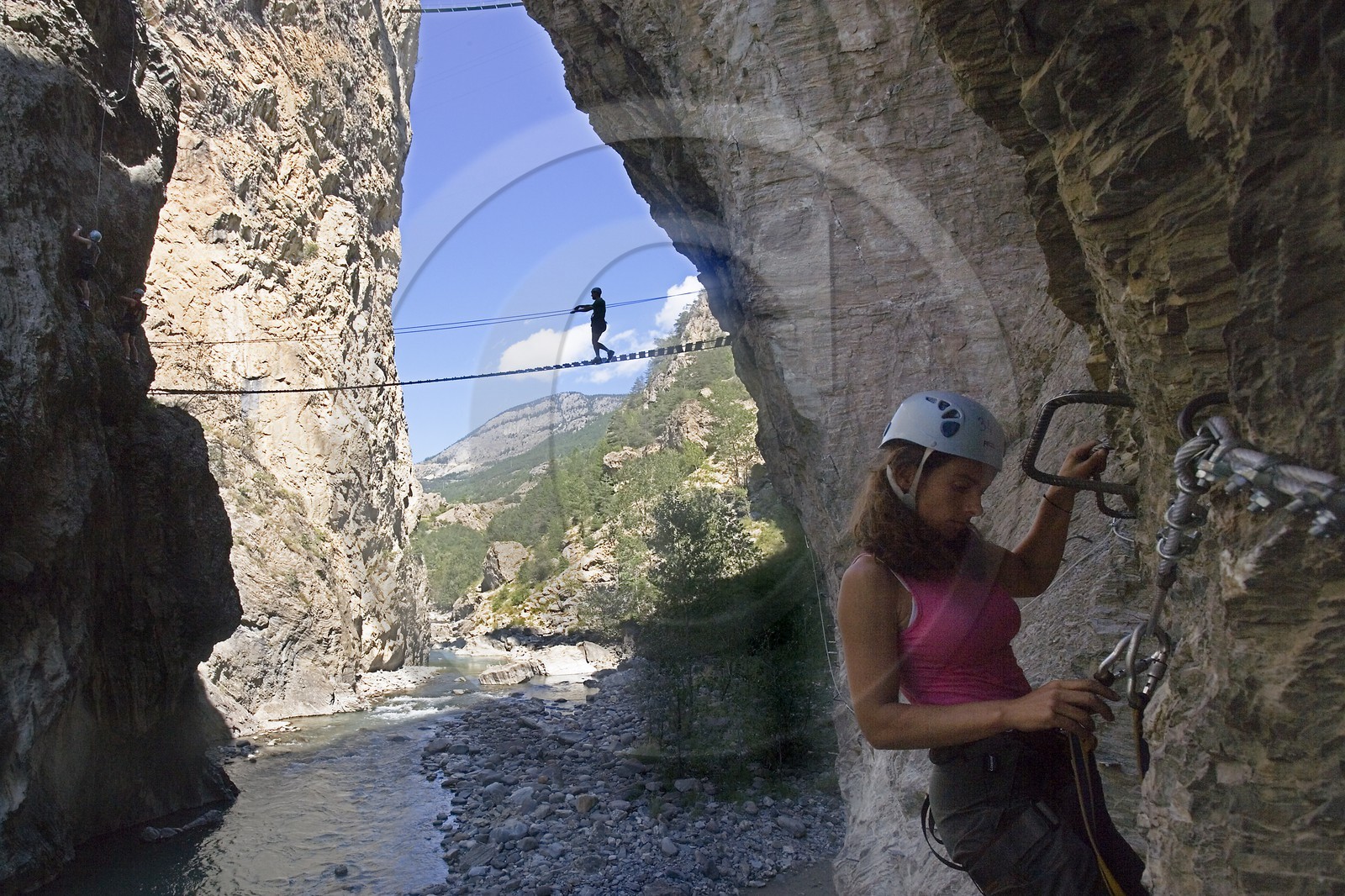 Via ferrata des gorges de la Durance Via ferrata des gorges de la Durance