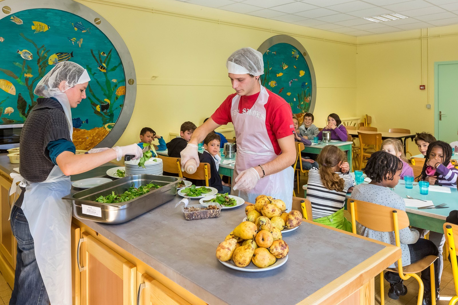 Briançon, restauration scolaire de Fortville