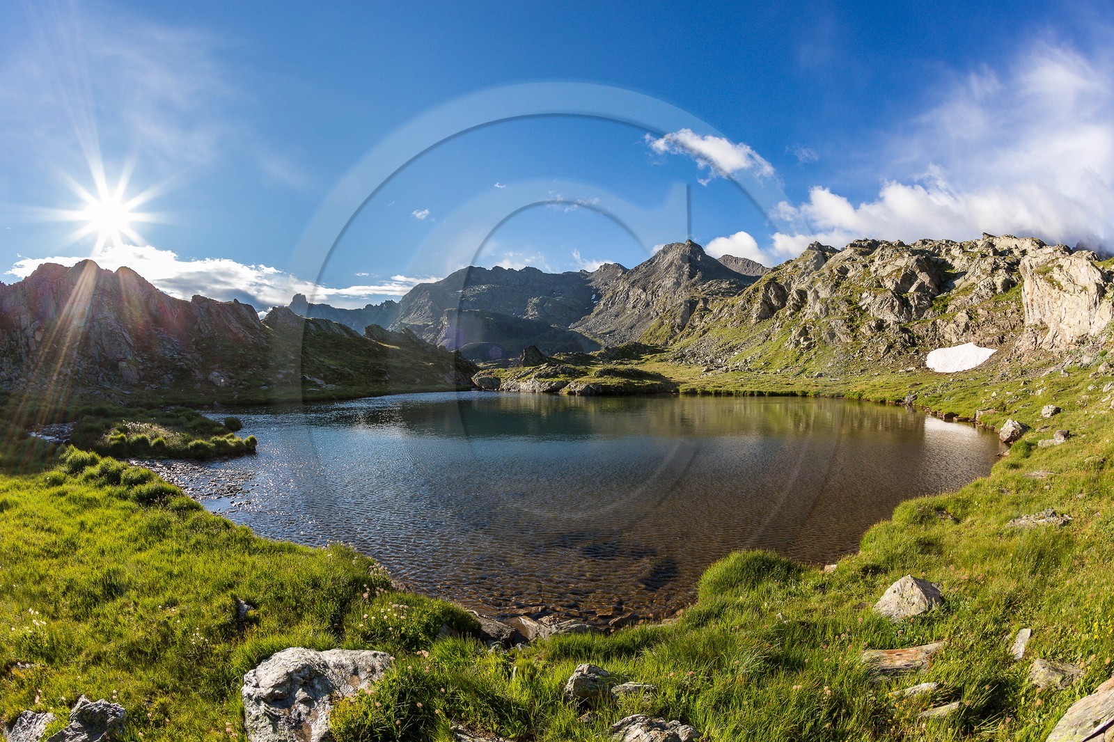 col du Longet,  Lac Bes supérieur col du Longet,  Lac Bes supérieur
