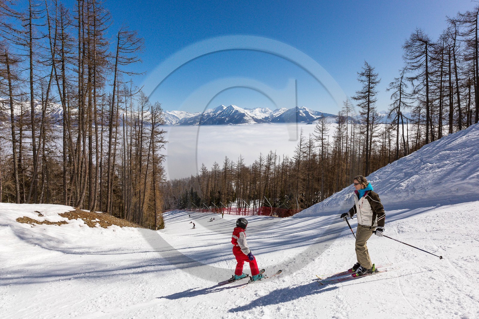 vallée du Champsaur, station de ski de Laye-en-Champsaur