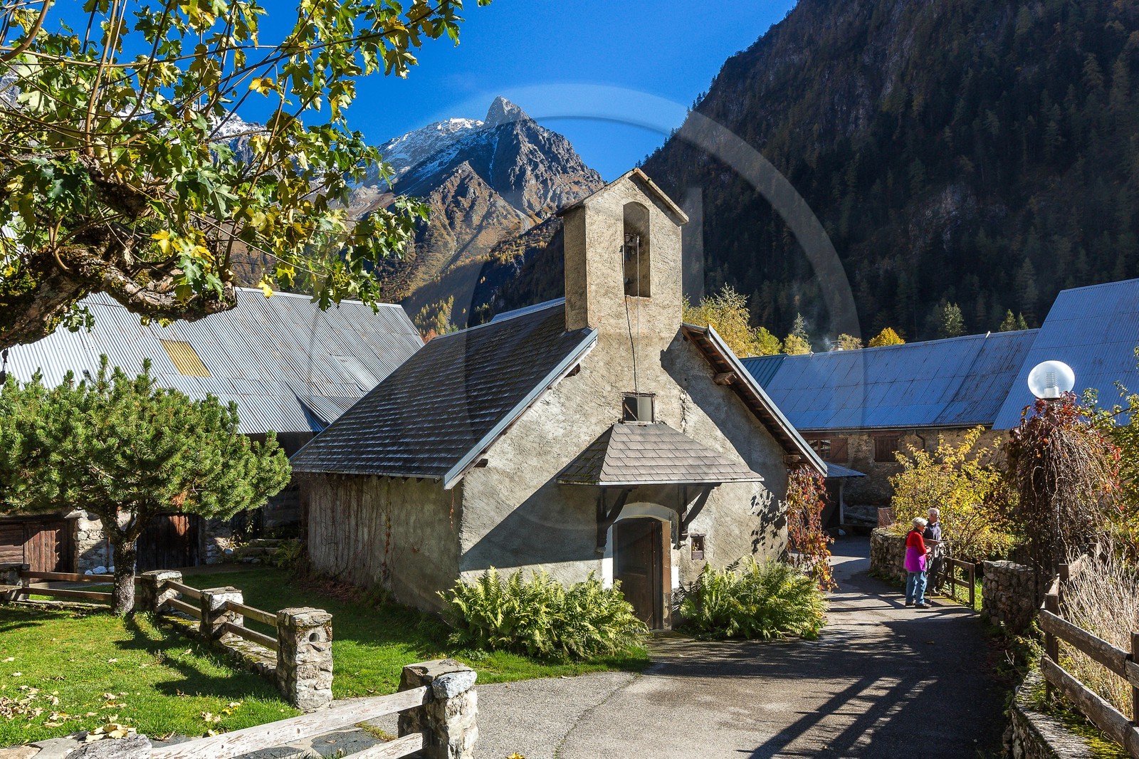Vallée du Béranger village de Valjouffrey, hameau de Valsenestre