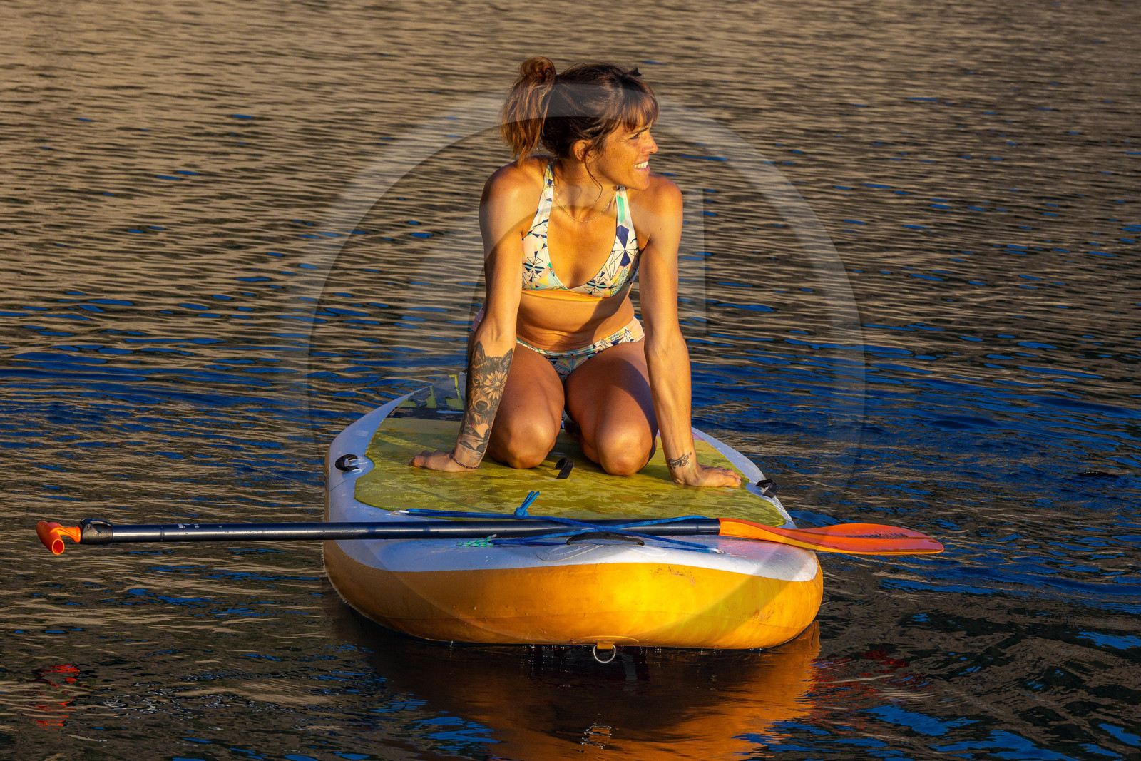 Yoga sur paddle, Serre-Ponçon Aloha