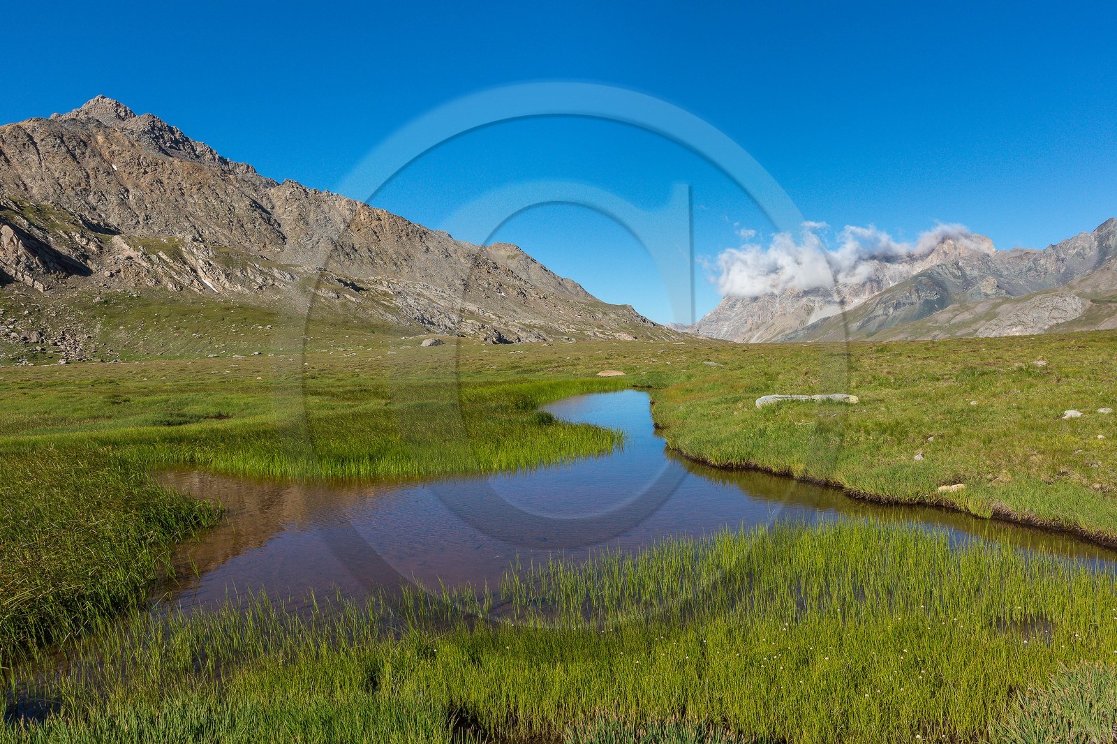 Saint-Paul-sur-Ubaye, Maljasset, col du Longet, Lac du Longet Saint-Paul-sur-Ubaye, Maljasset, col du Longet, Lac du Longet