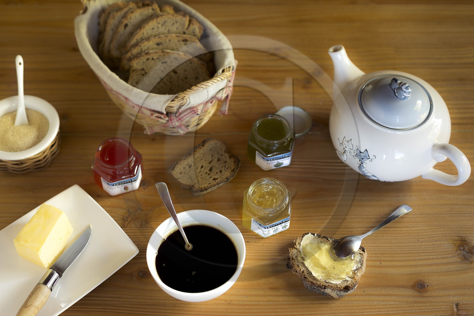 Confiture de génépi, fleur de mélèze, fleur de sureau