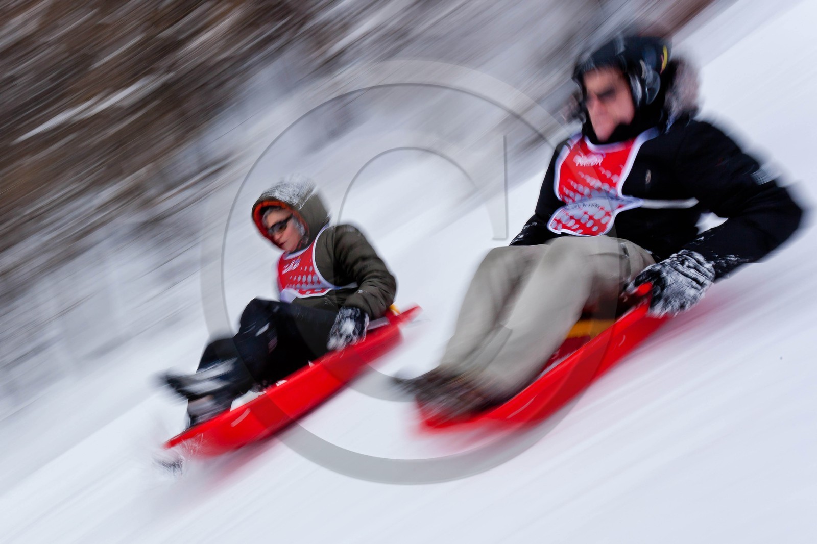 Pays de Serre-Ponçon, Réallon et La Ripaaa, piste de luge 100% naturelle Pays de Serre-Ponçon, Réallon et La Ripaaa, piste de luge 100% naturelle