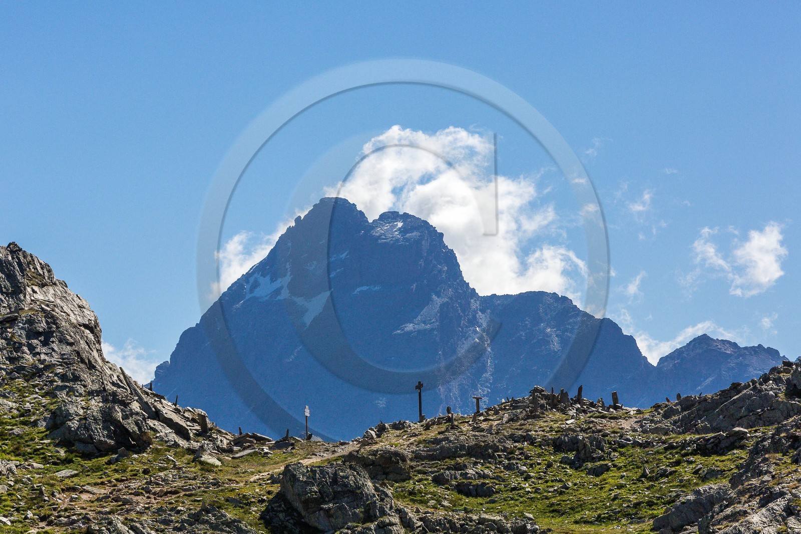 col du Longet et le Mont Viso col du Longet et le Mont Viso