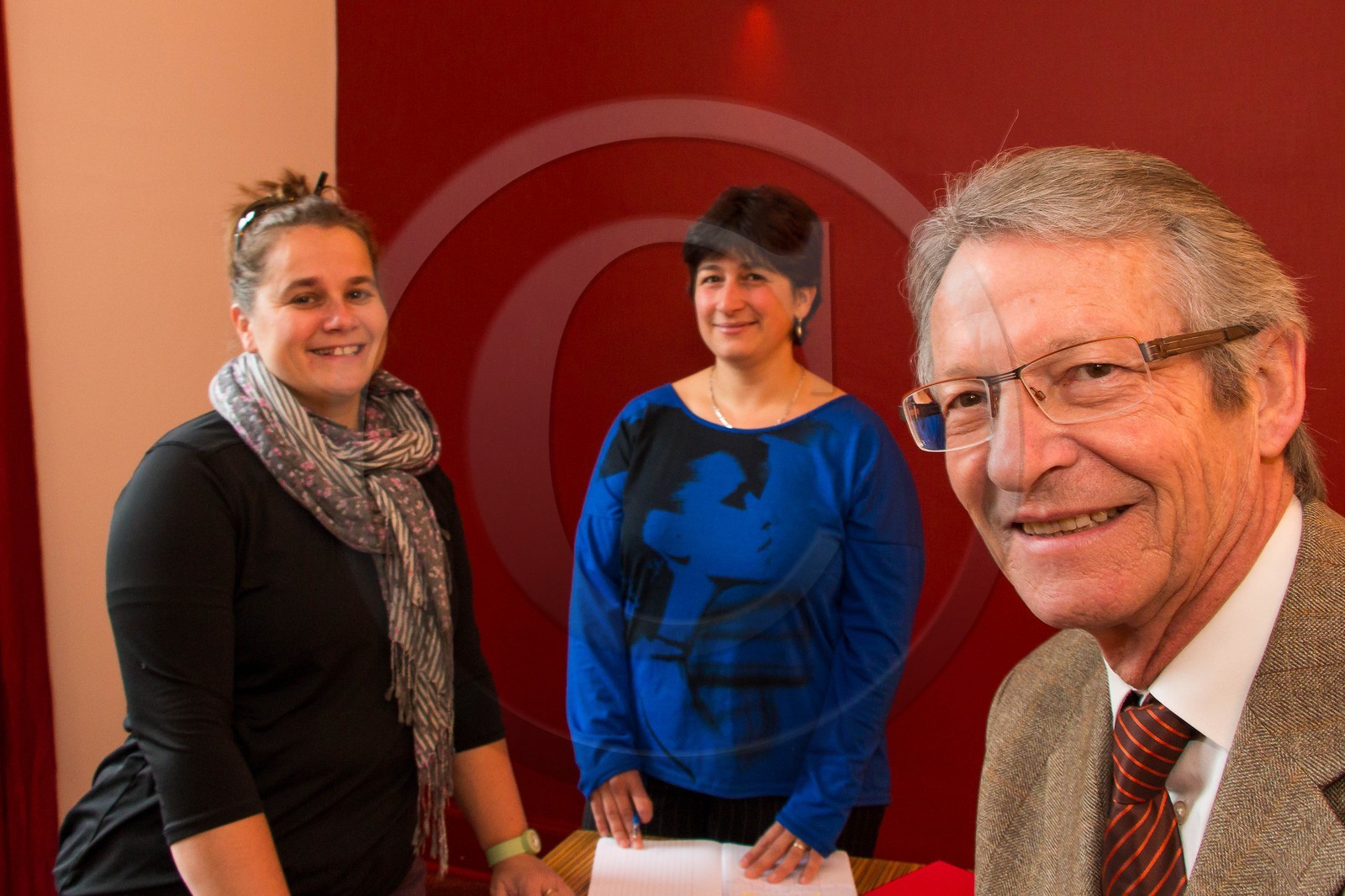 Valbonnais, Denis Macé, maire de Valbonnais et son équipe