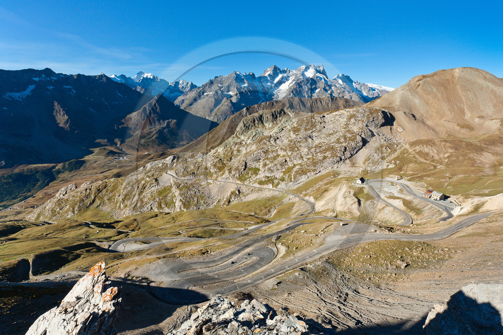 Col du Galibier, Col du Tour de France, altitude de 2 556 m.