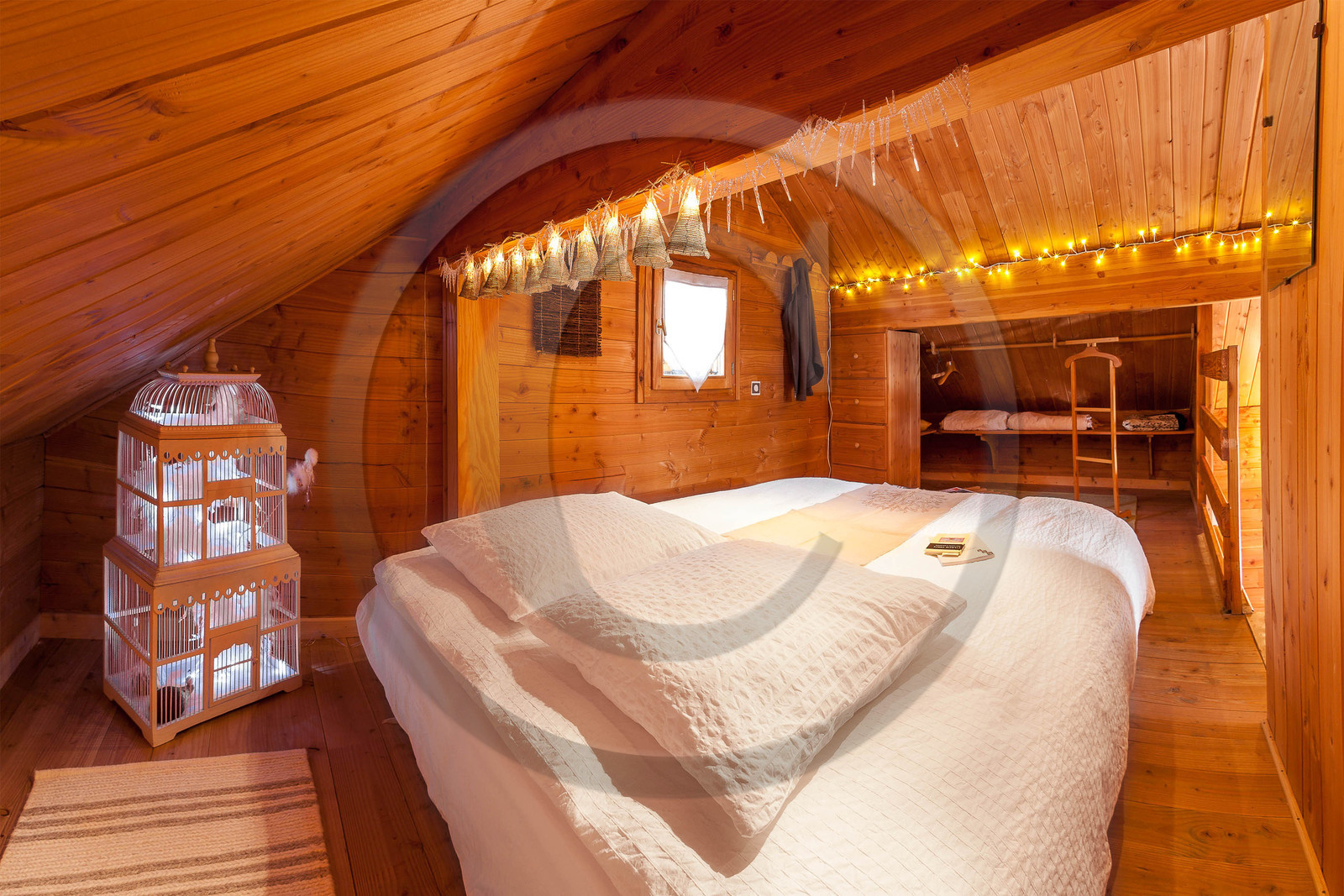 Chalet Carpe Diem, Gîte de France 3 ***, chambre en mezzanine Chalet Carpe Diem, Gîte de France 3 ***, chambre en mezzanine
