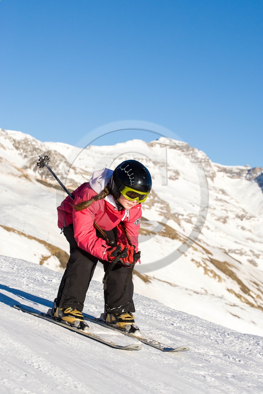 Ski piste enfant