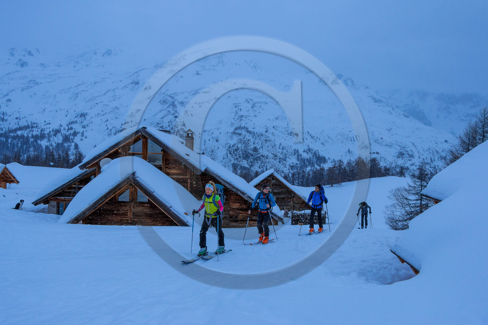 Névache, refuge Buffère , départ ski de randonnée