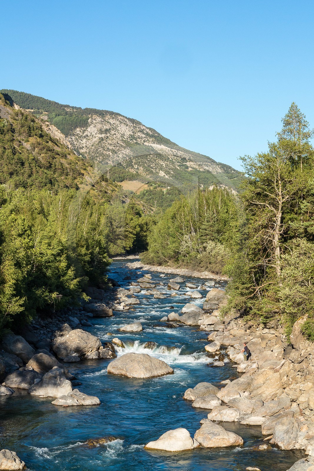 pêche en rivière l'Ubaye à Méolans-Revel pêche en rivière l'Ubaye à Méolans-Revel