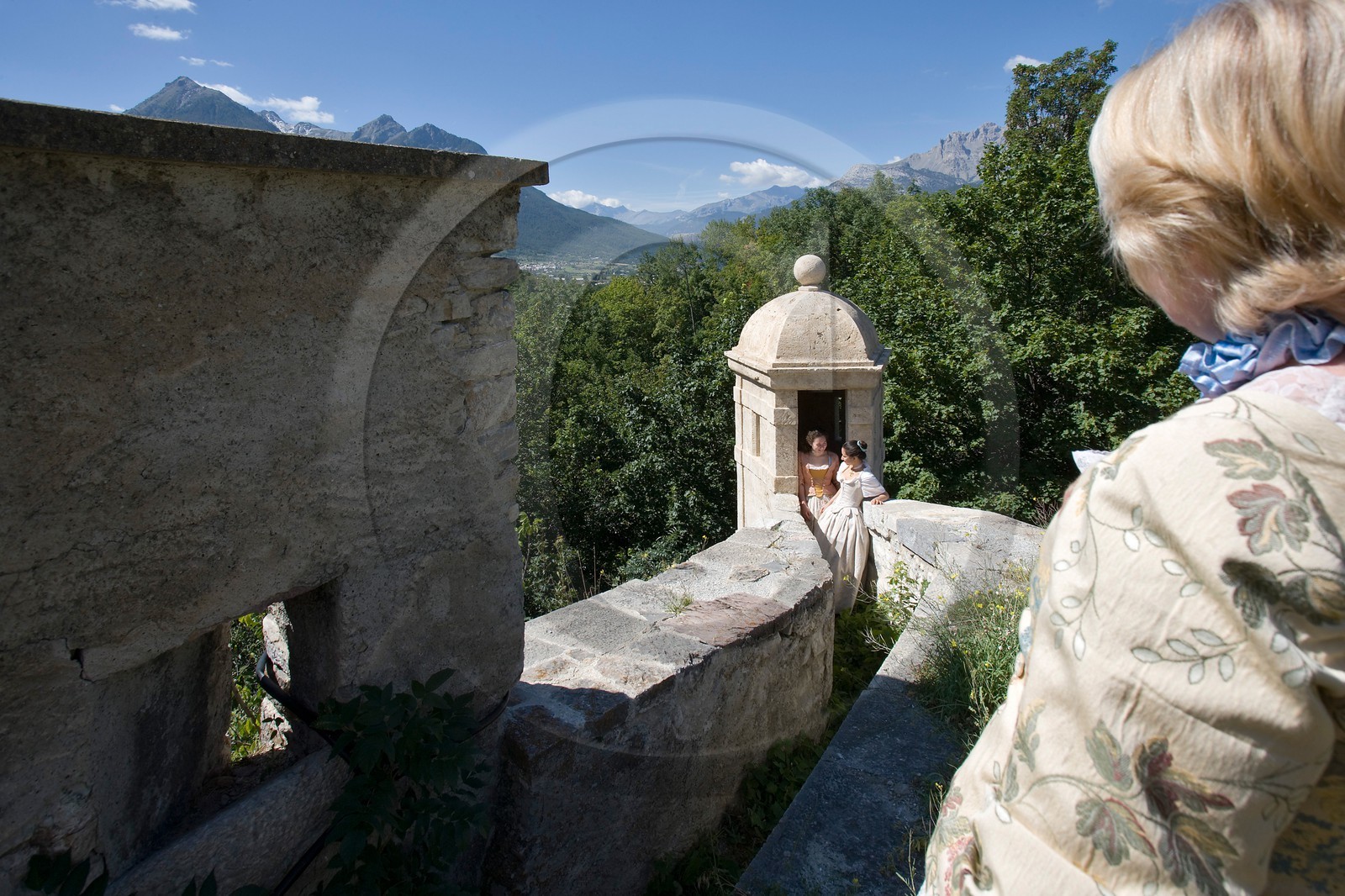 Briançon, l'association Les regiments du passé reconstituent la vie civile et militaire