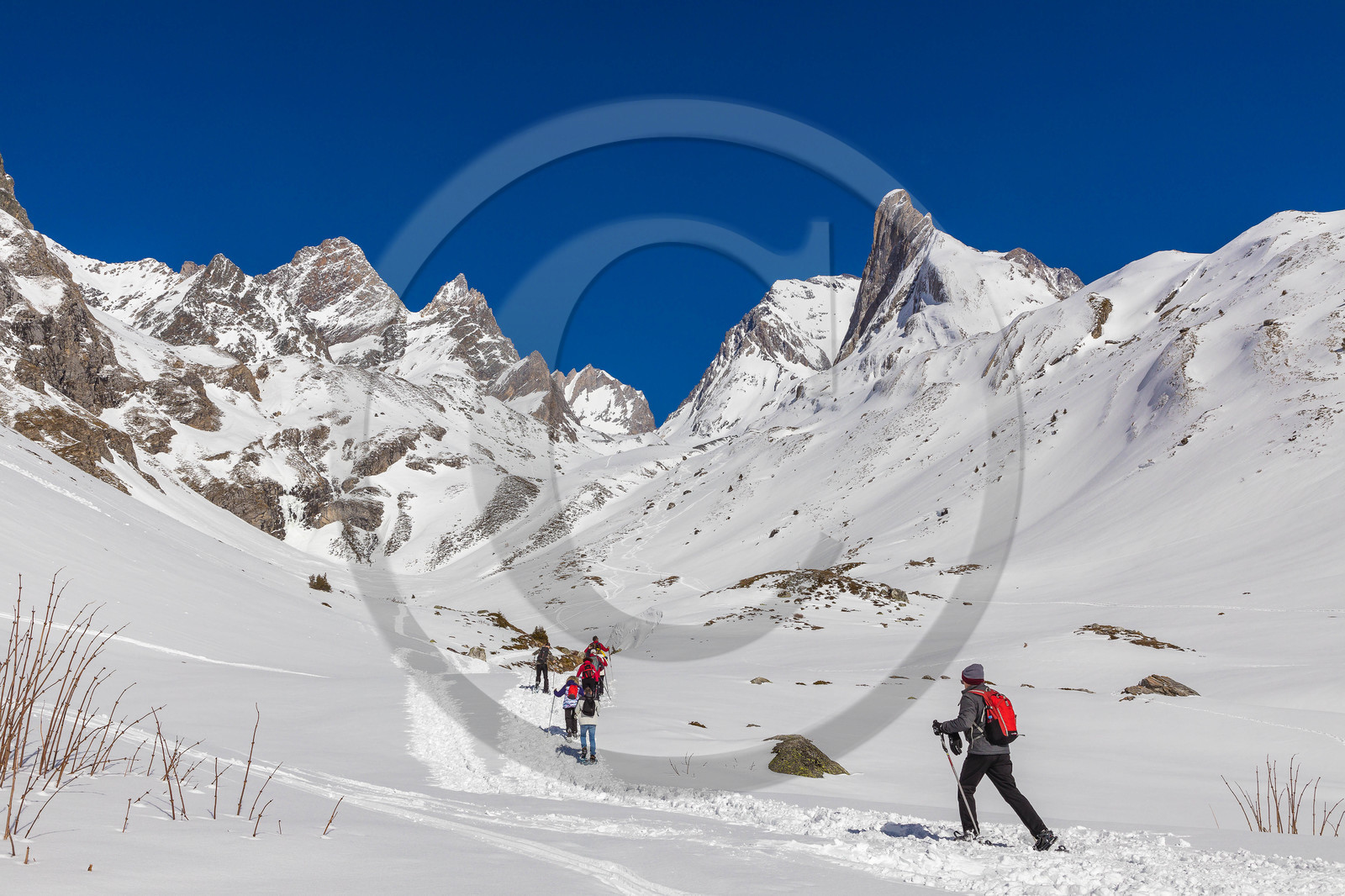 Pralognan-la-Vanoise, randonnée en raquettes à neige Pralognan-la-Vanoise, randonnée en raquettes à neige