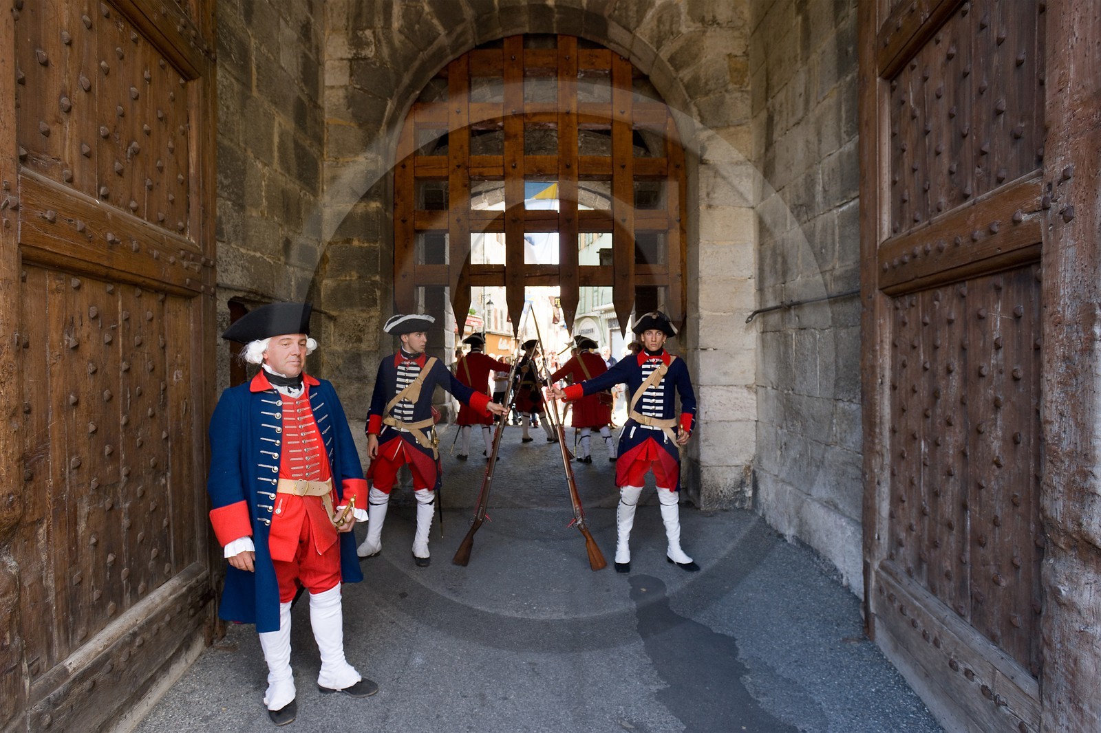 Briançon, l'association Les regiments du passé reconstituent la vie civile et militaire