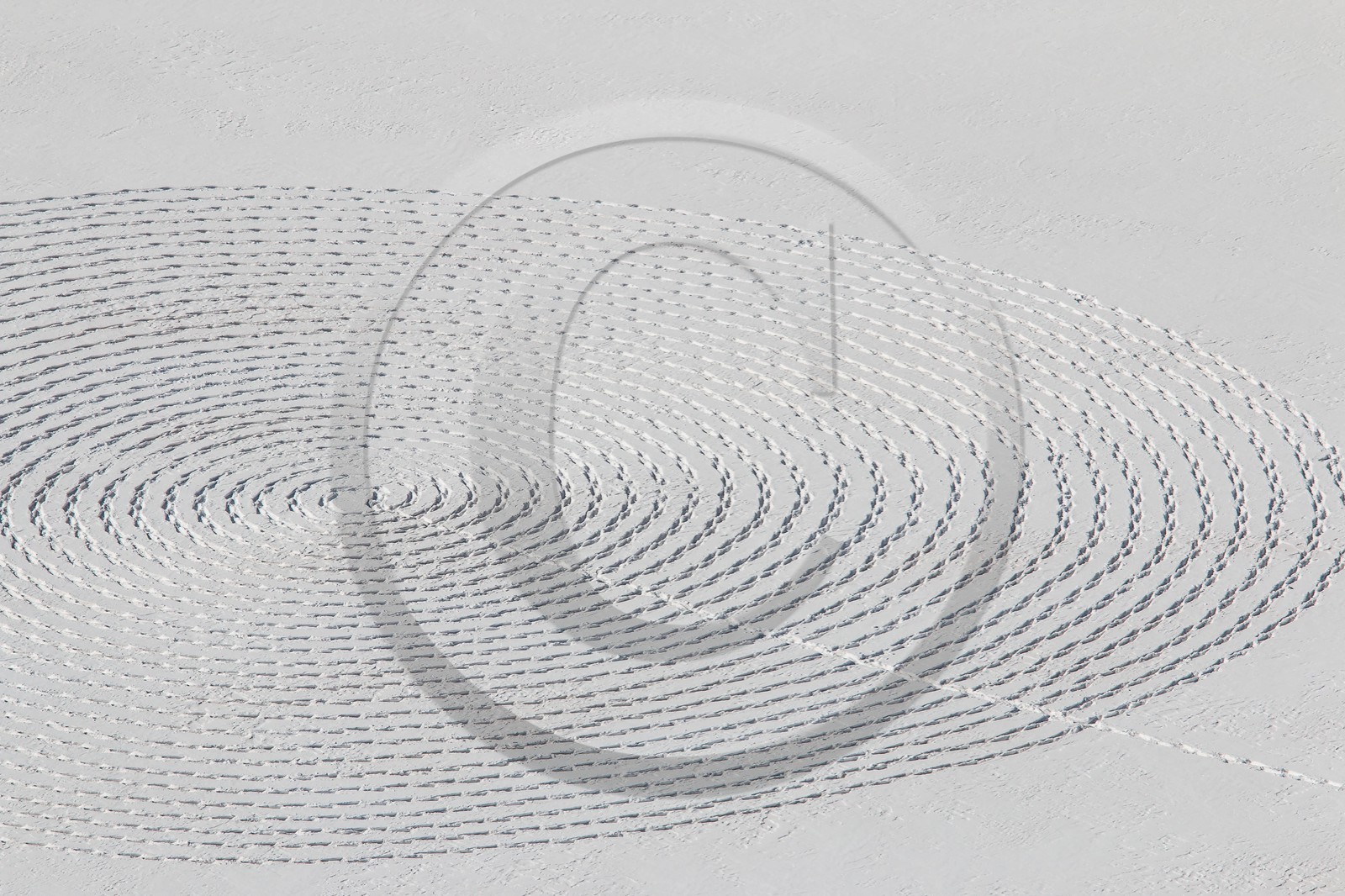 Serre-Chevalier, Snow drawings, une œuvre de l'artiste Sonja Hinrichsen