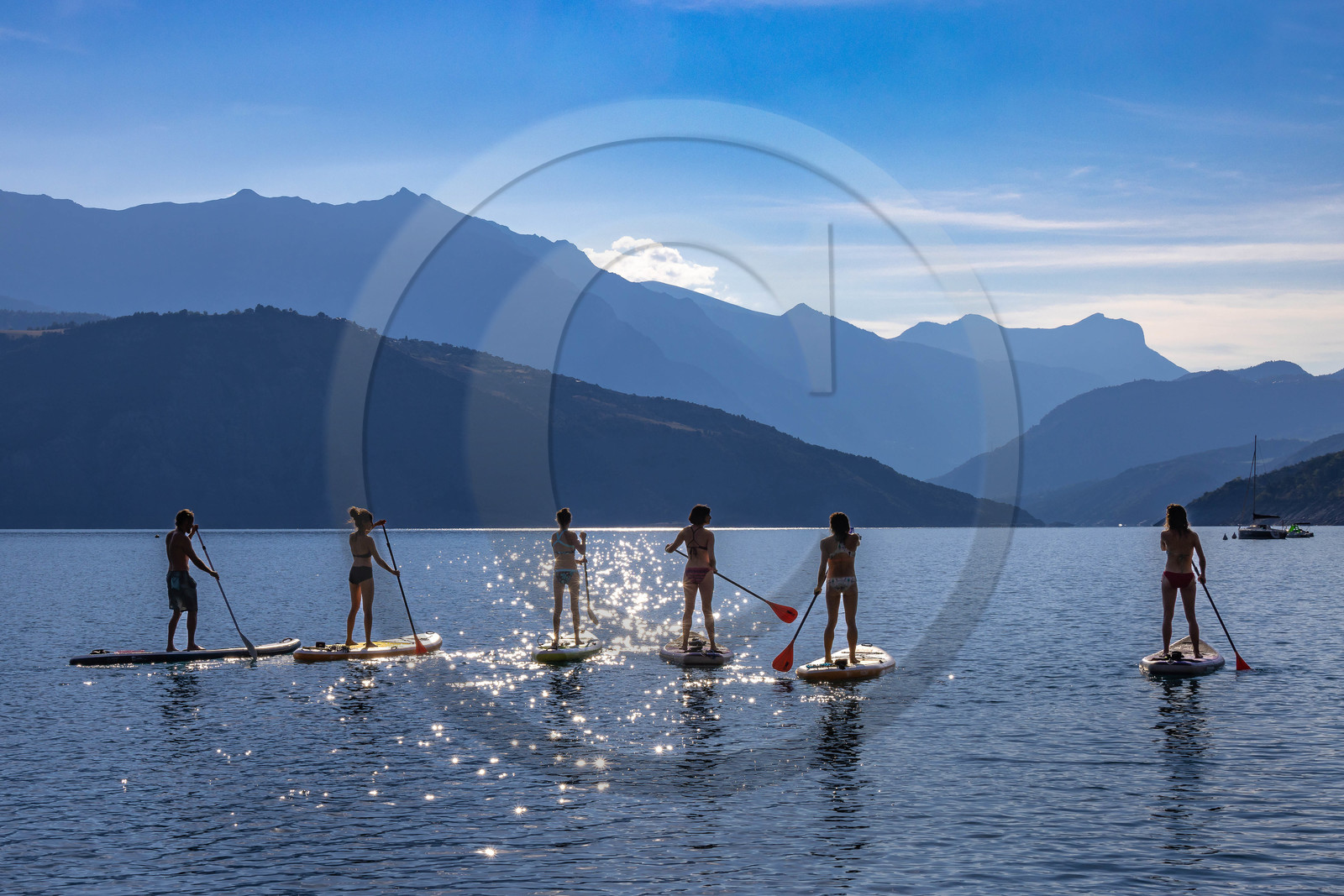 Yoga sur paddle, Serre-Ponçon Aloha