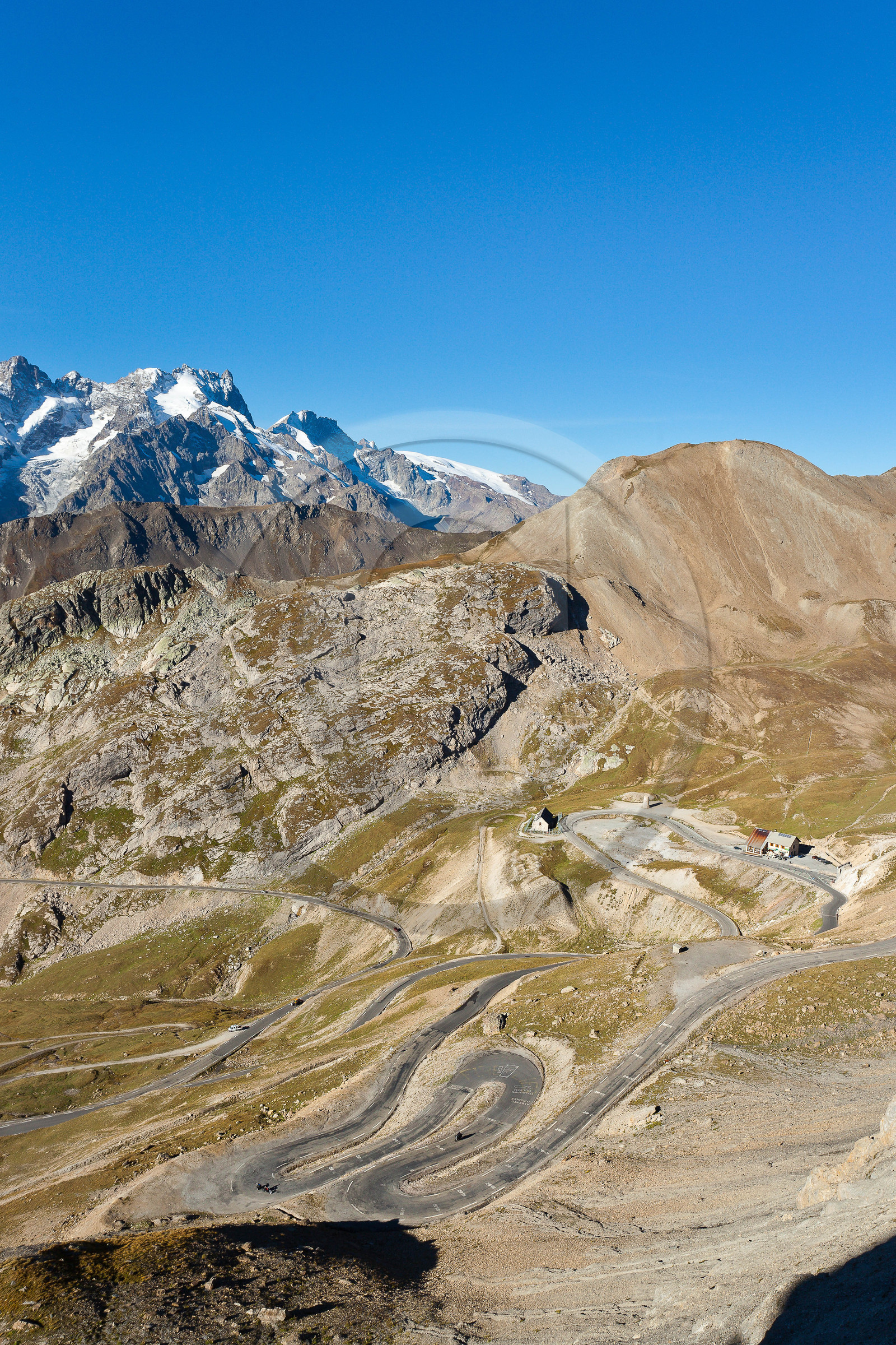 Col du Galibier, Col du Tour de France, altitude de 2 556 m.