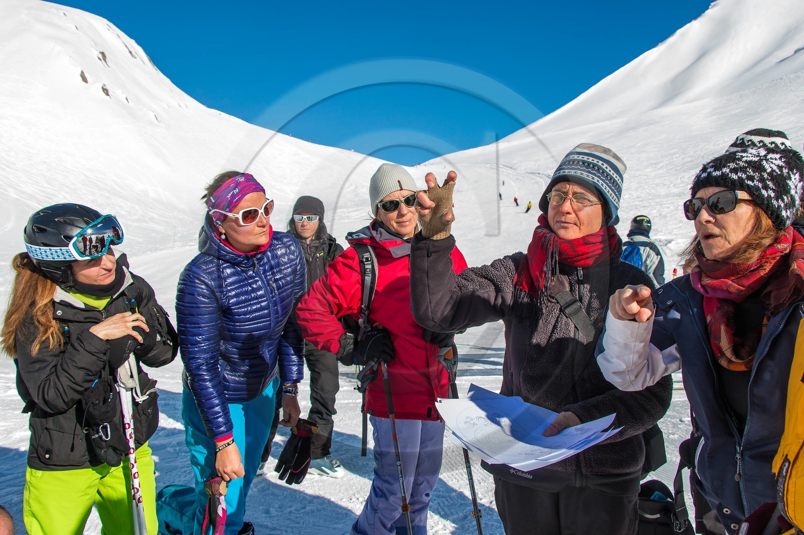 Serre-Chevalier, Snow drawings, une œuvre de l'artiste Sonja Hinrichsen