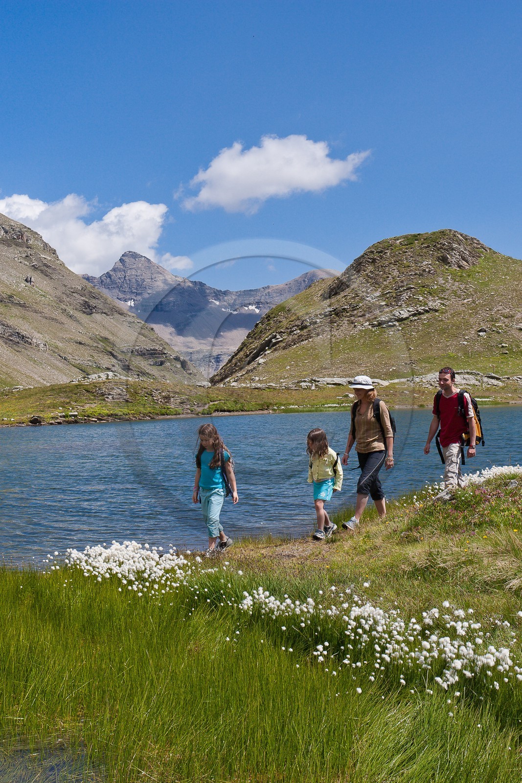 Orcières 1850, randonnée famille