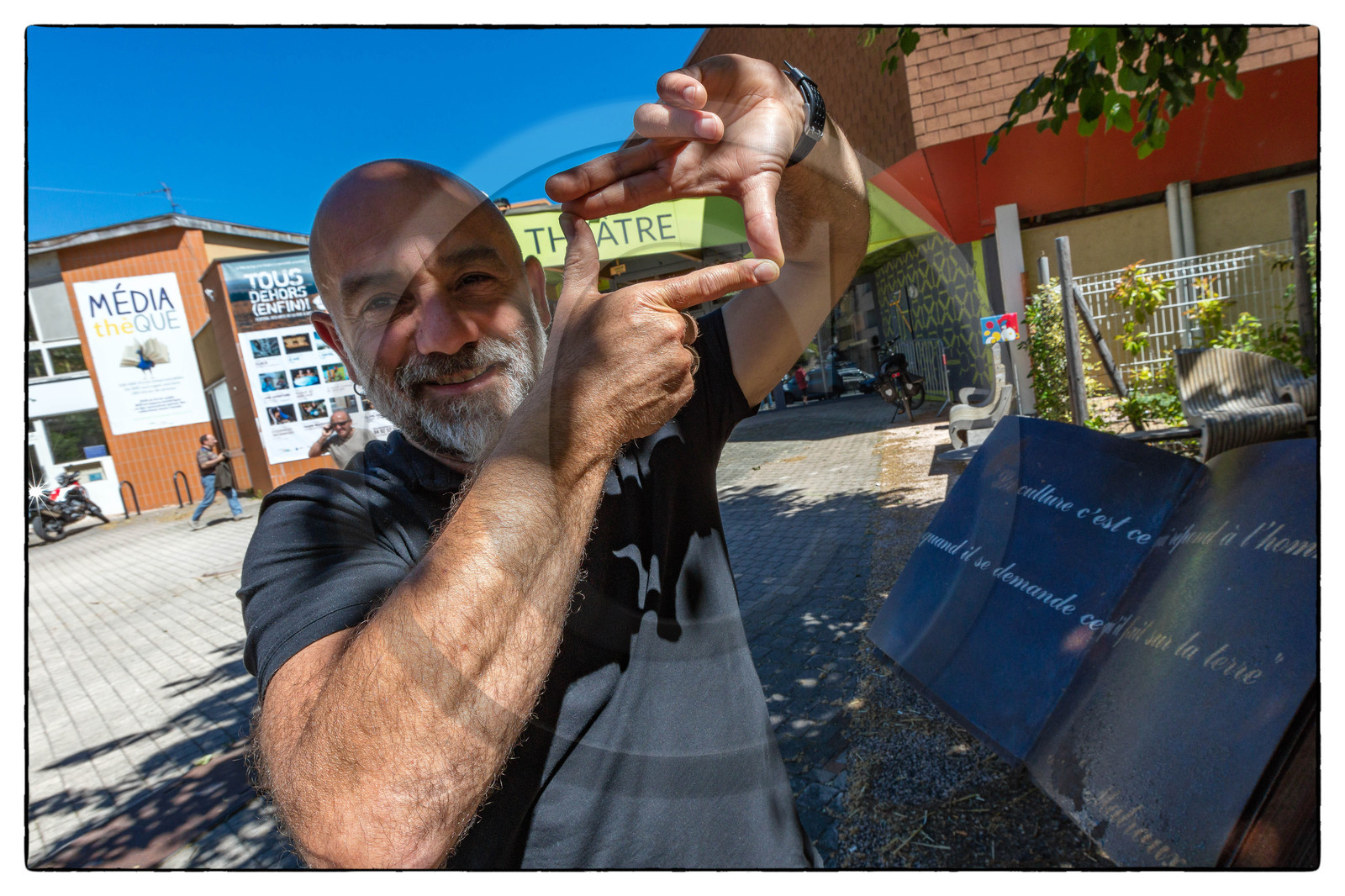 Philippe Ariagno , directeur du théâtre La passerelle Philippe Ariagno , directeur du théâtre La passerelle