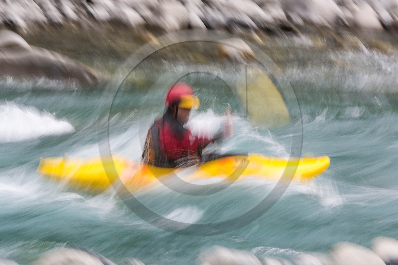 Kayak sur l'Ubaye