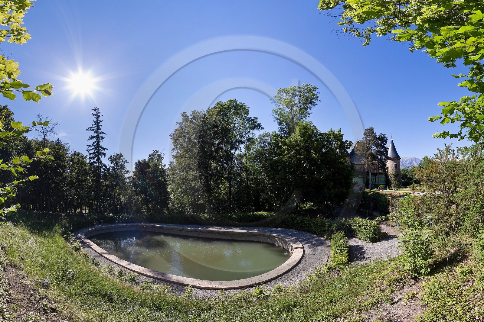 Château de Picomtal,  les jardins du château Château de Picomtal,  les jardins du château