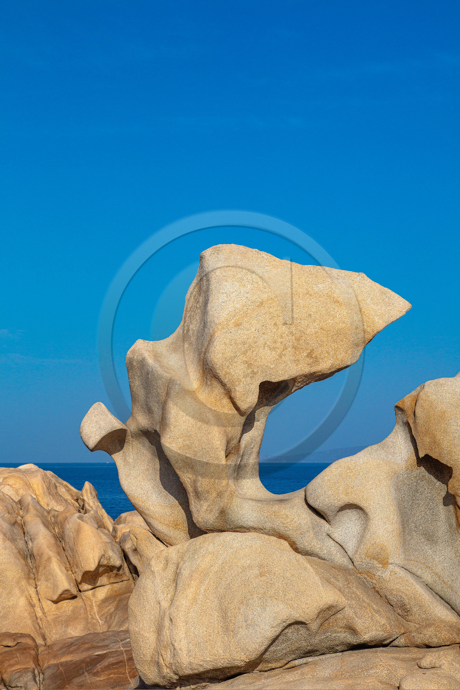 Taffoni, rochers de granit à Campomoro