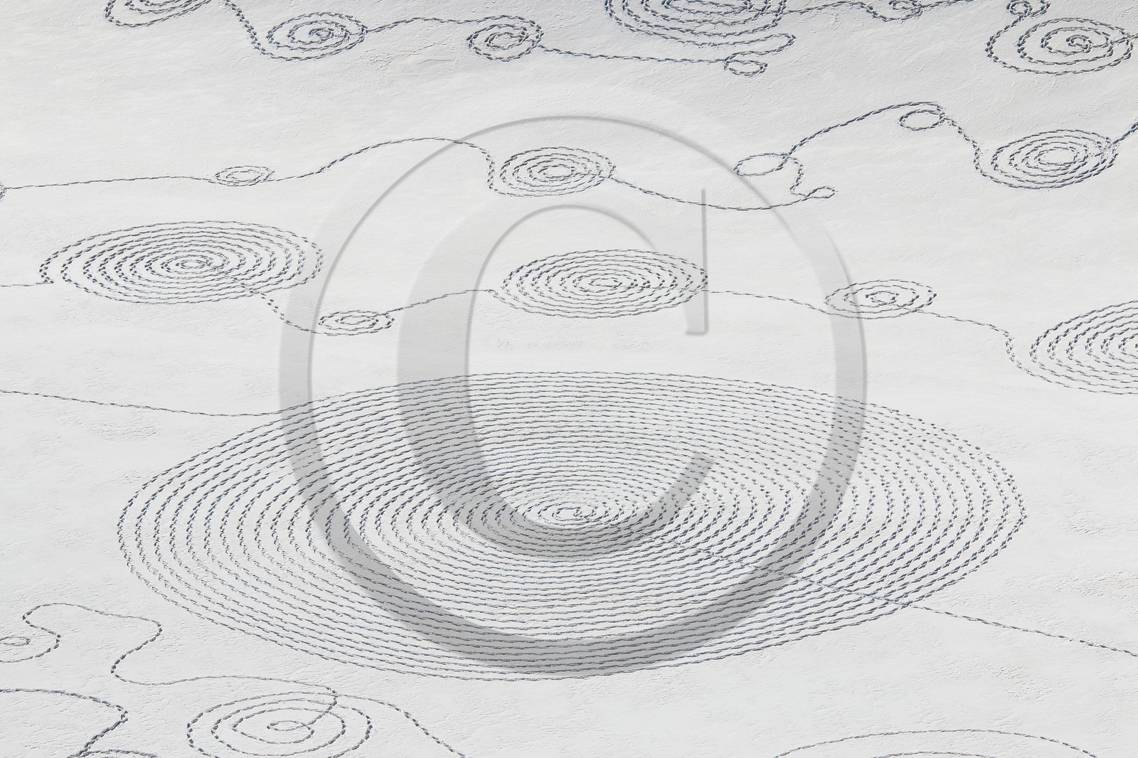 Serre-Chevalier, Snow drawings, une œuvre de l'artiste Sonja Hinrichsen