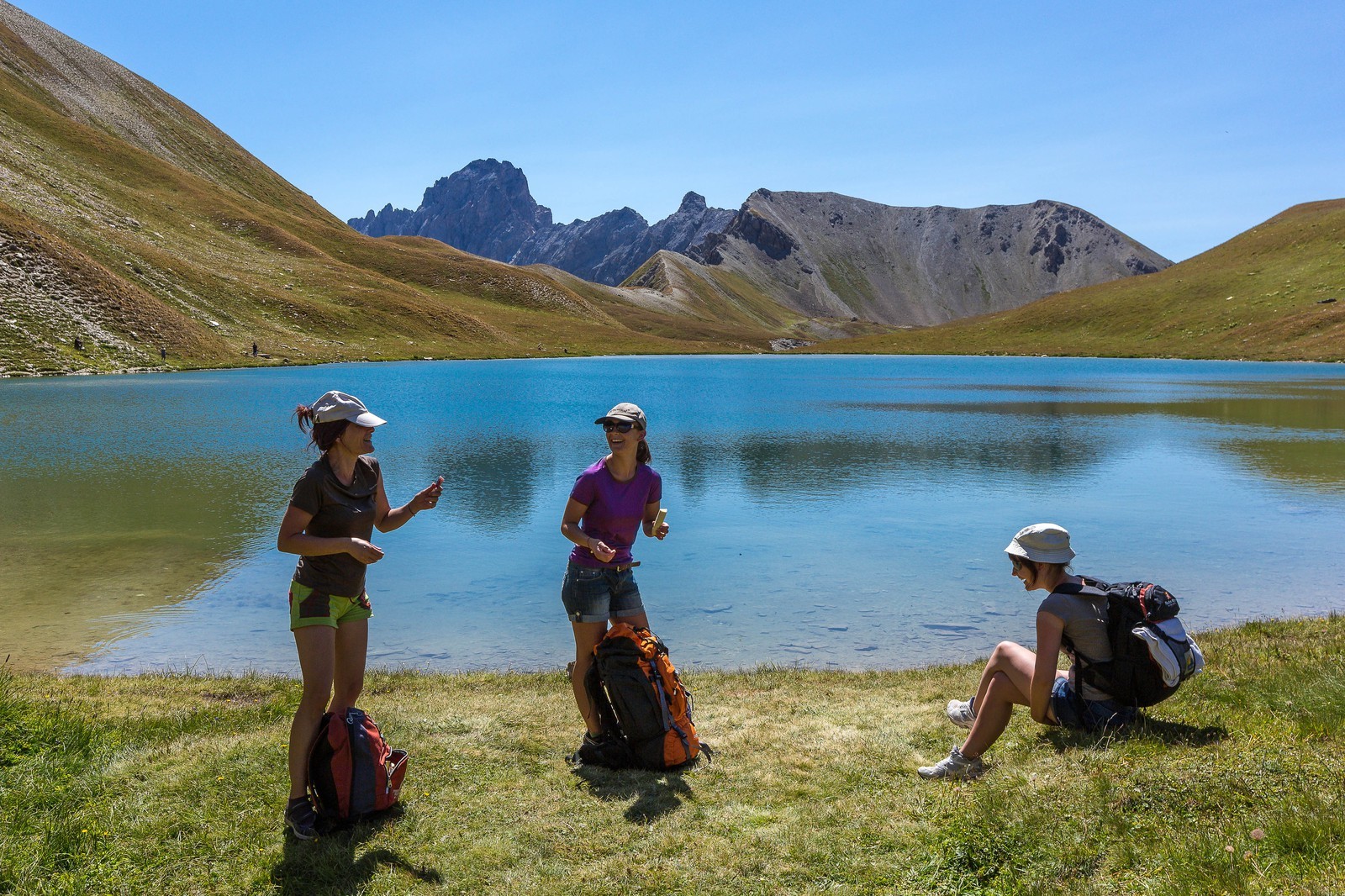 Lac de la Reculaye (alt. 2503 m) et la Tête de Villadel (2728m)