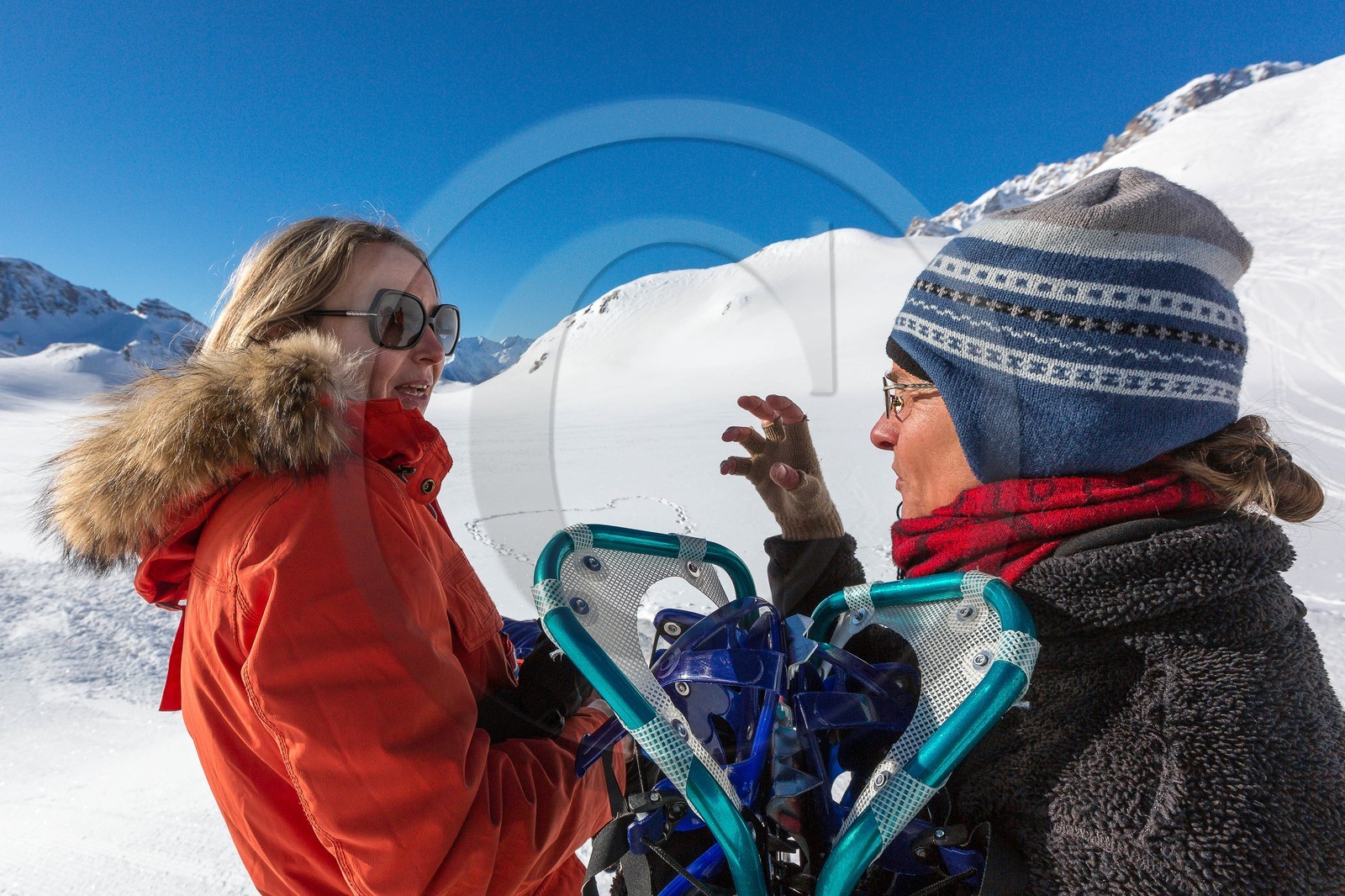 Serre-Chevalier, Snow drawings, une œuvre de l'artiste Sonja Hinrichsen